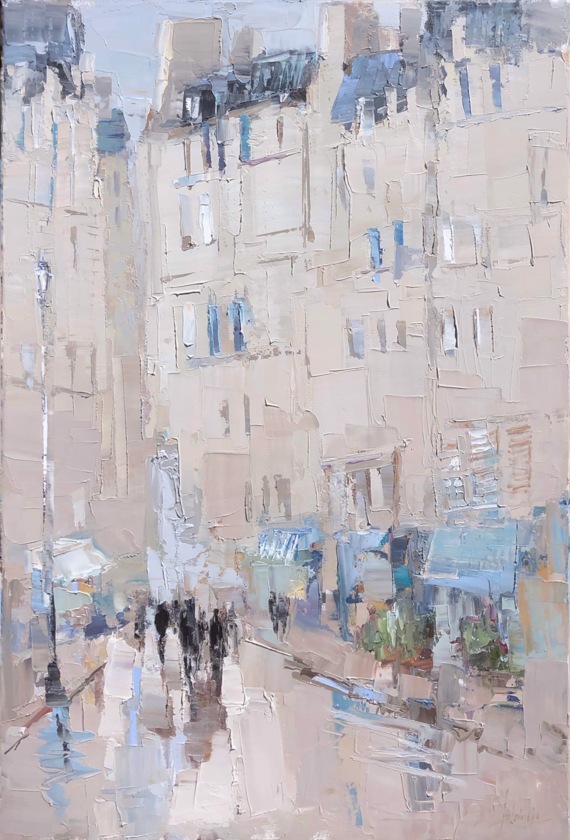 Paris Street by Barbara Flowers