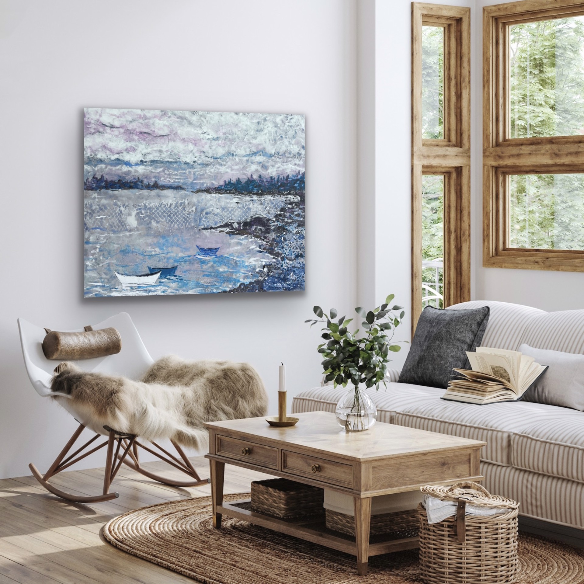 Boat Series: Safe Harbor by Willa Vennema