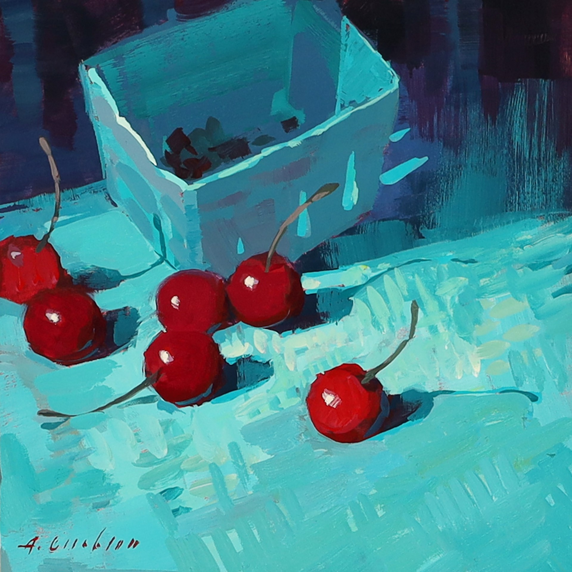 Cherries on a Chair by Aimee Erickson, PAPA & OPA