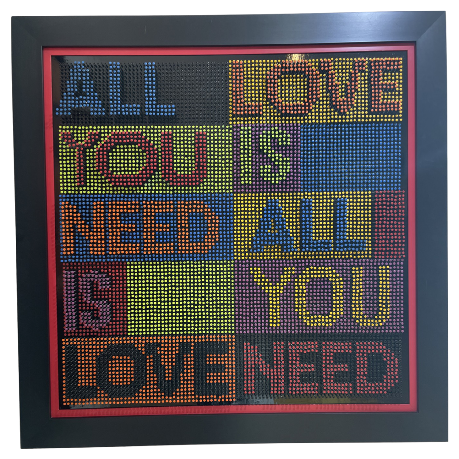 "All You Need Is Love" by Screw Art Board by Efi Mashiah