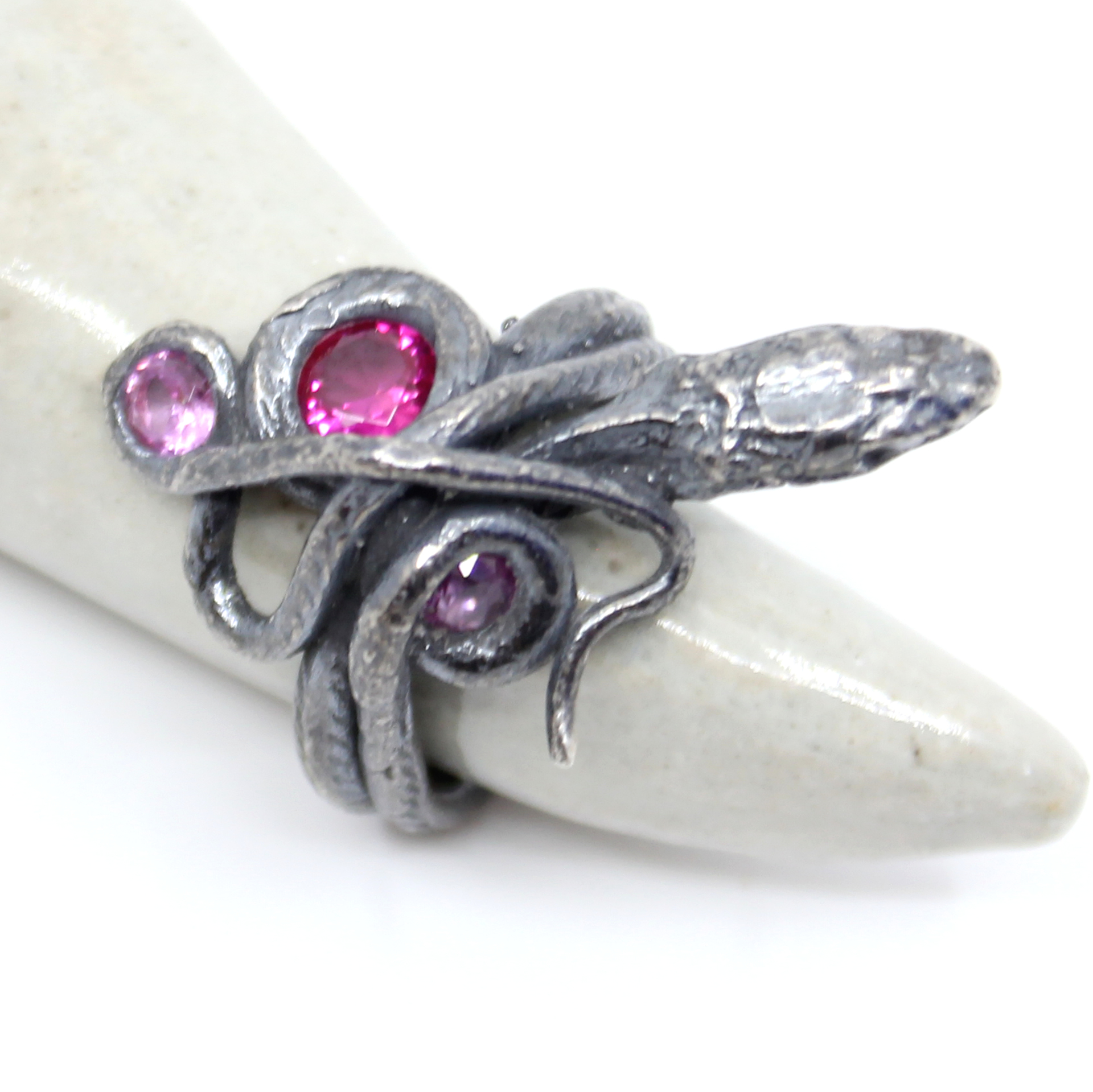 Ruby Serpentine Ring by Anna Johnson