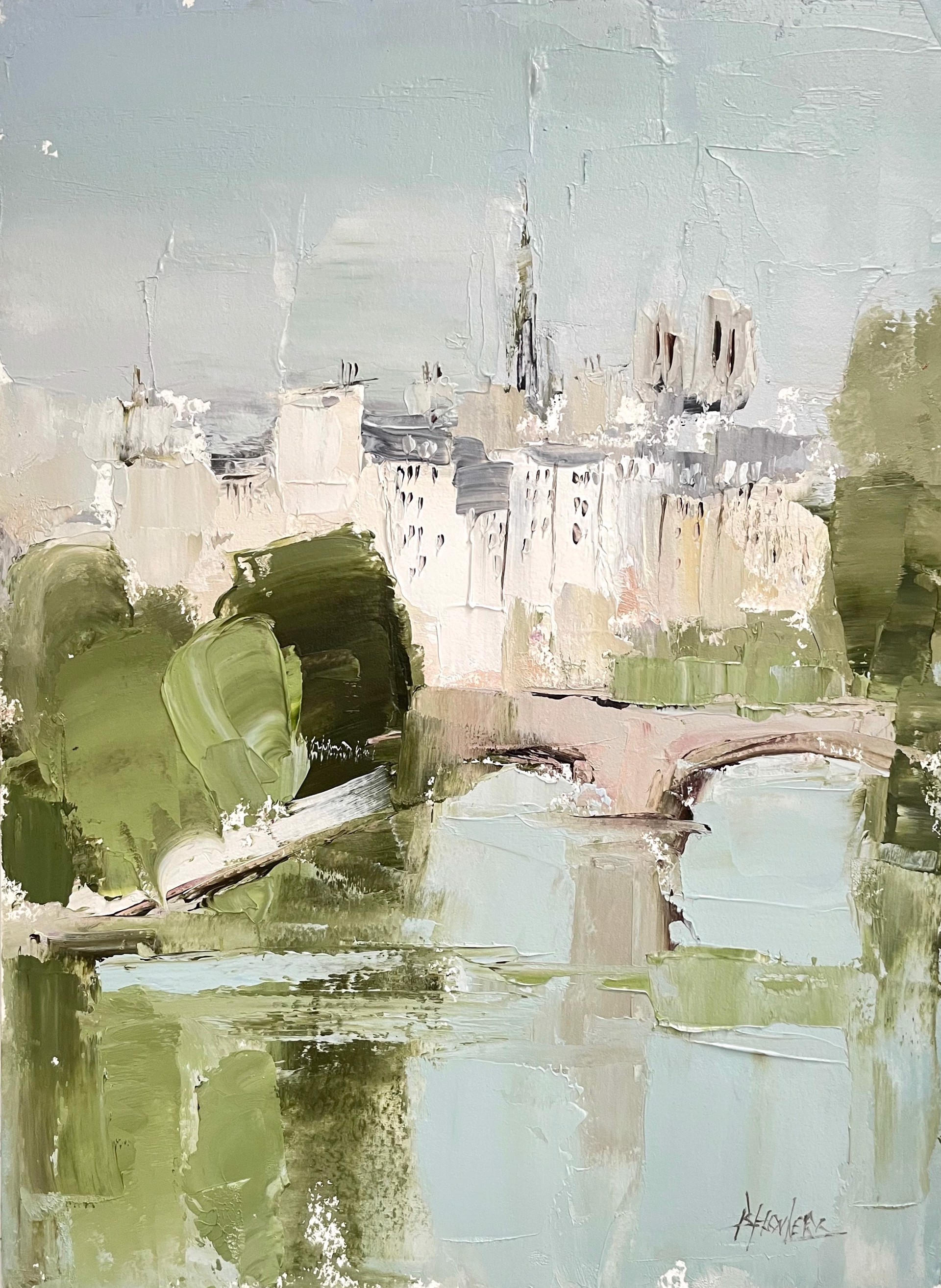 Seine Paris, Still Waters  by Barbara Flowers