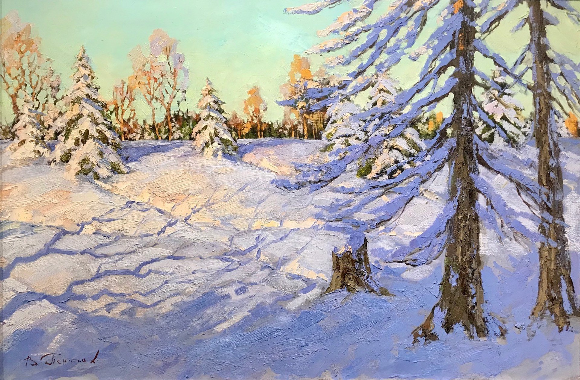 Cold Morning by Vladimir Pentjuh