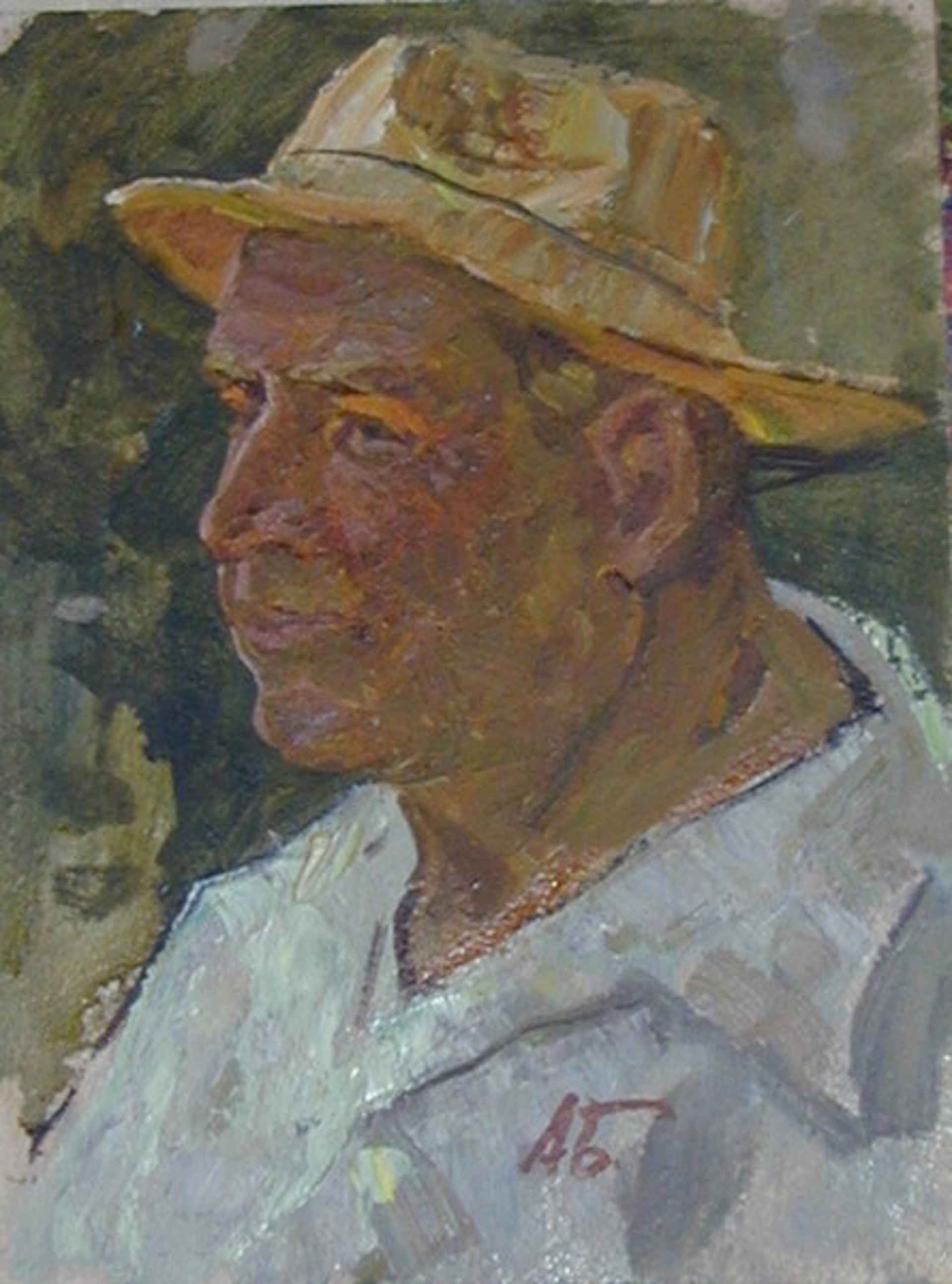 Man in Hat by Aleksei Borodin