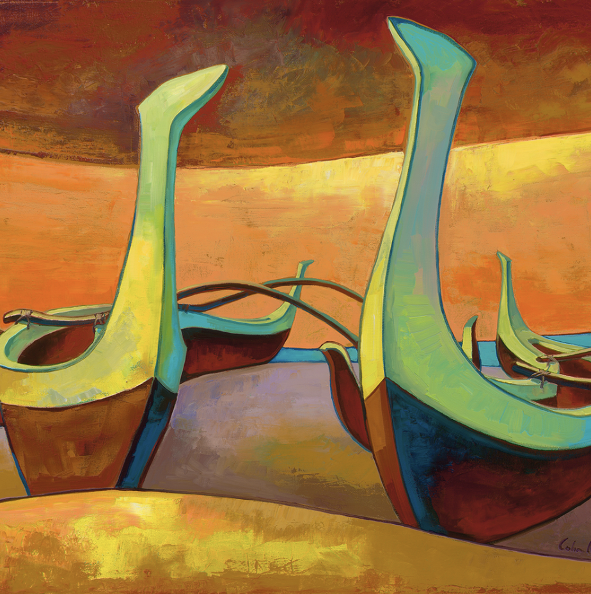 Curvy Canoes by Colin Redican