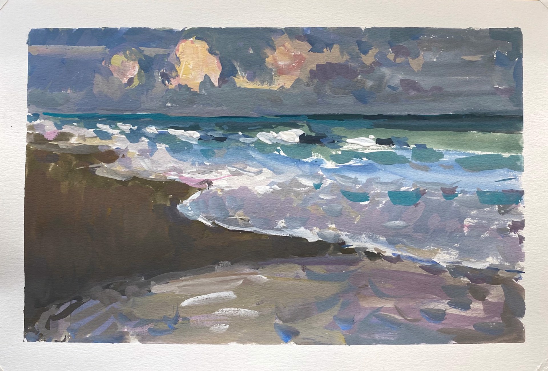 Sand, Surf and Sky by Richard Oversmith