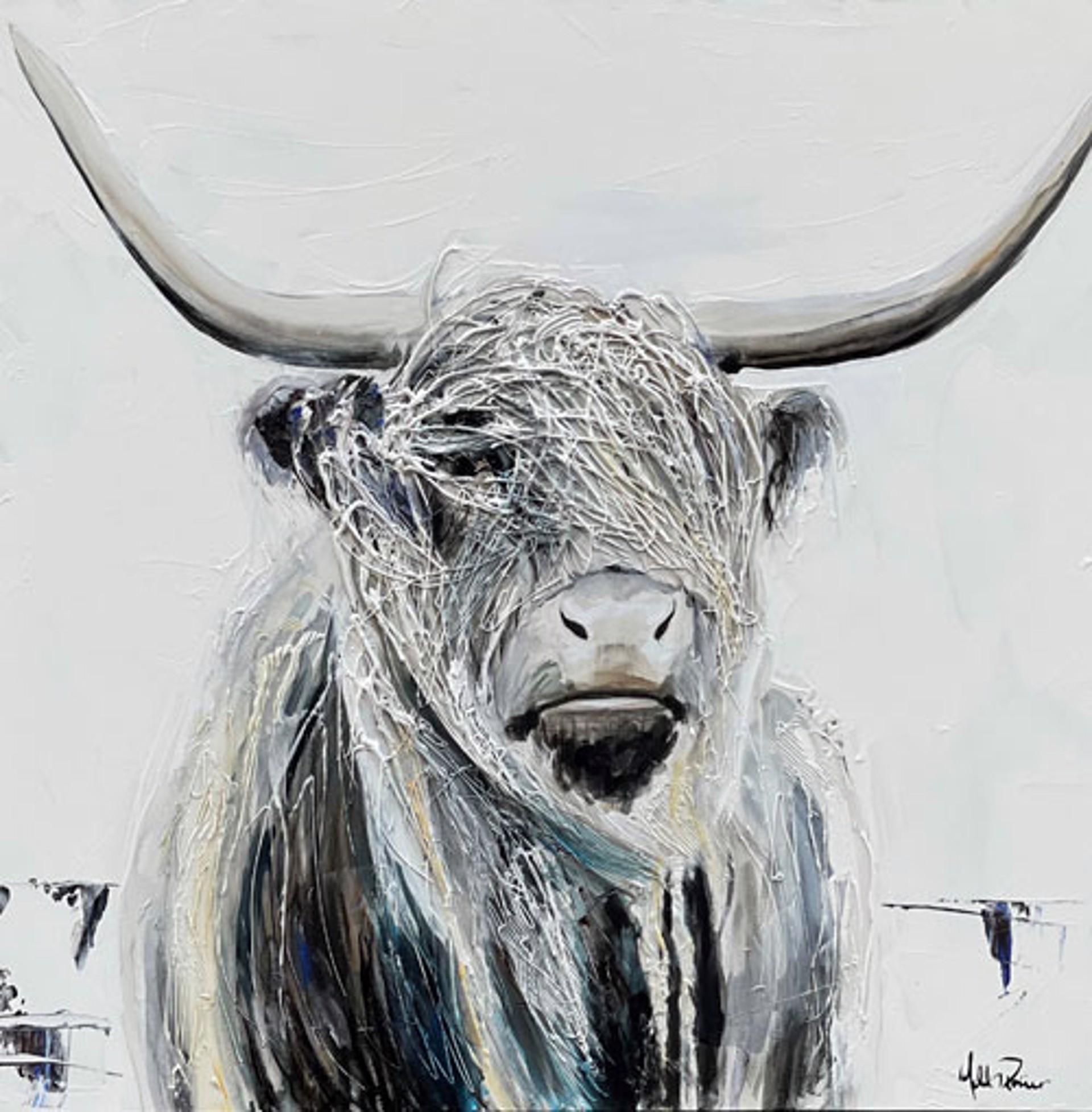 Highland Cow II by Michel Poirier
