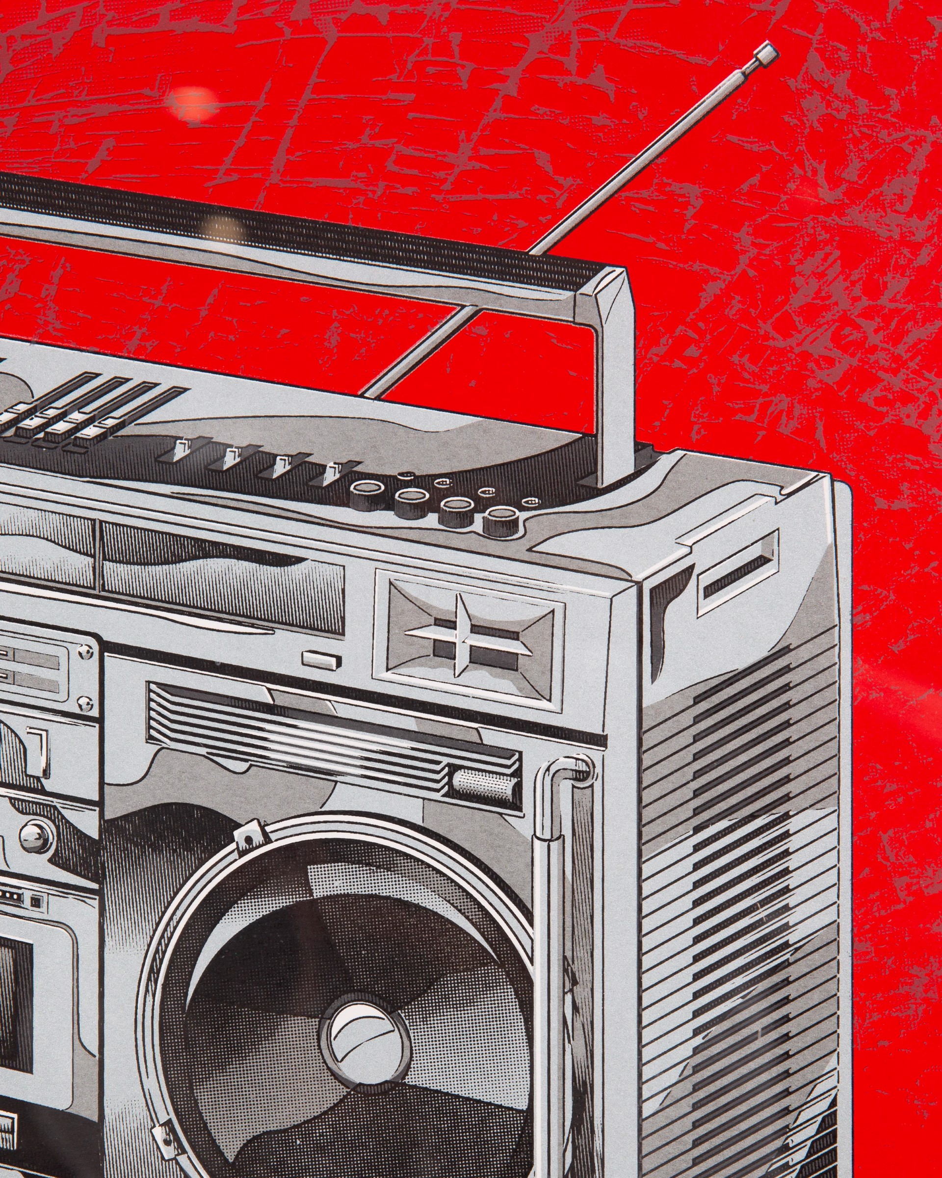 Firecracker Red Box by Lyle Owerko | Boomboxes
