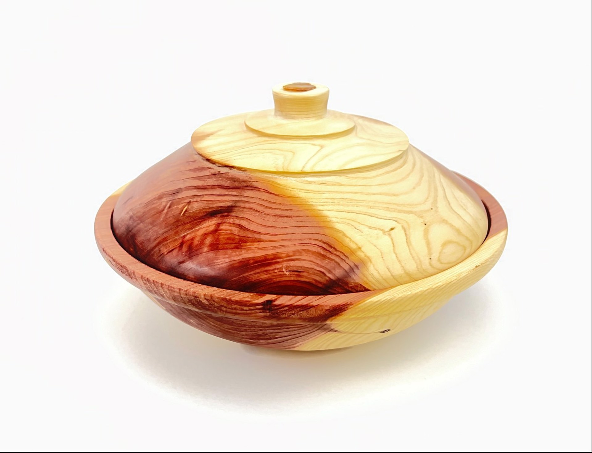 Cedar Magic Bowl with Lid by Don Moore