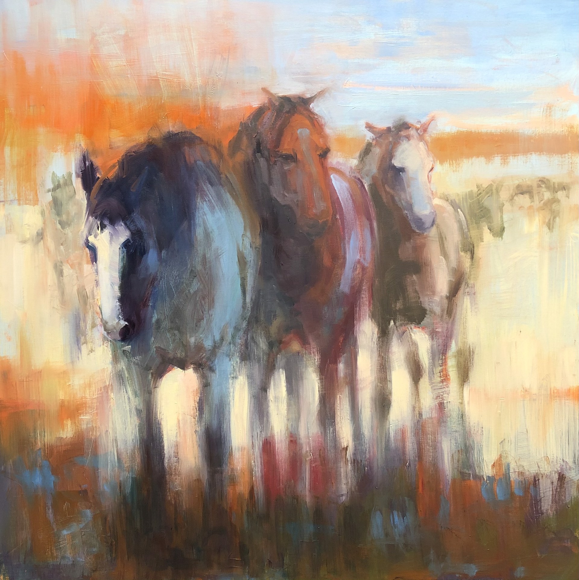 Mustang Mirage by Shirle Wempner