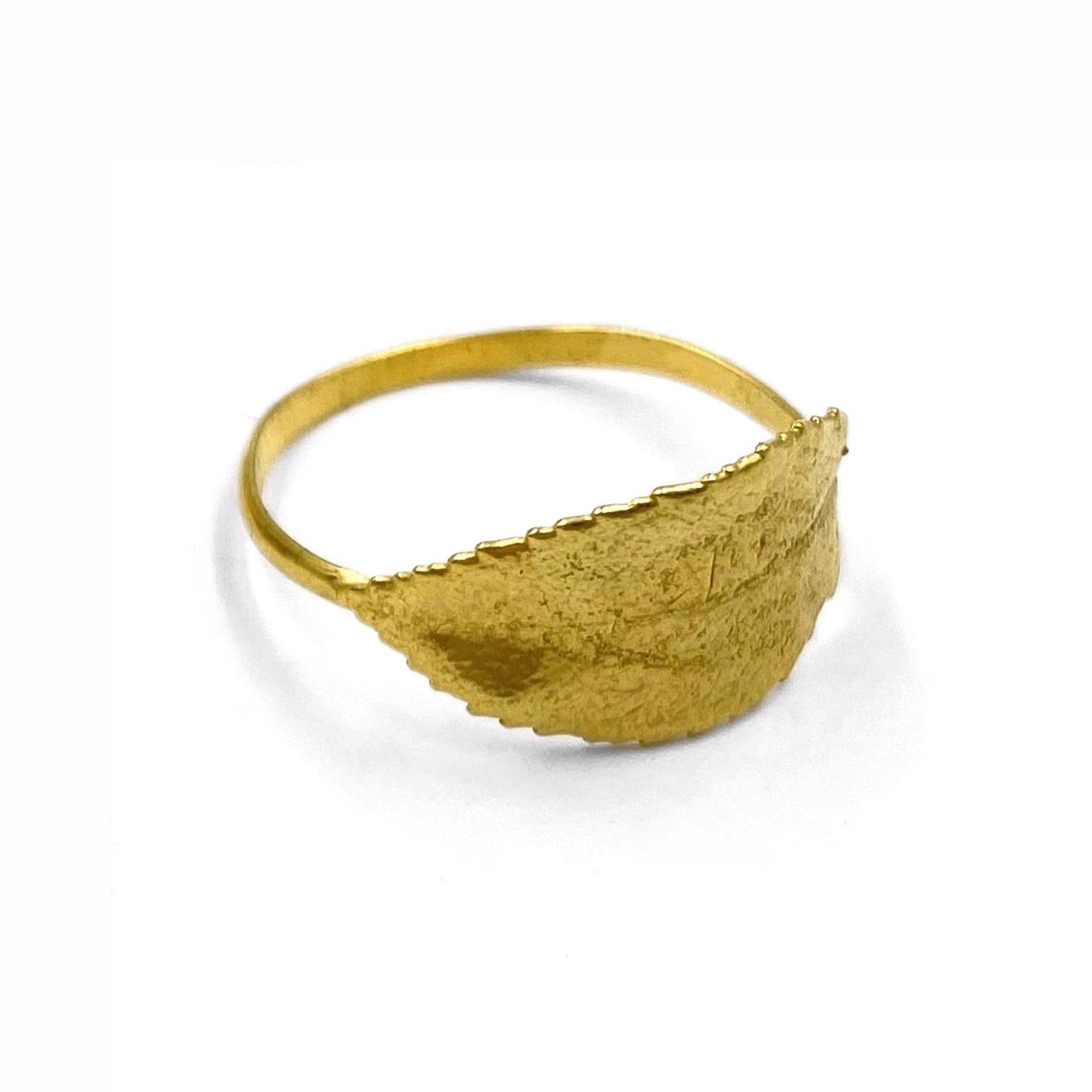Gold Elderberry Ring by Anna Johnson