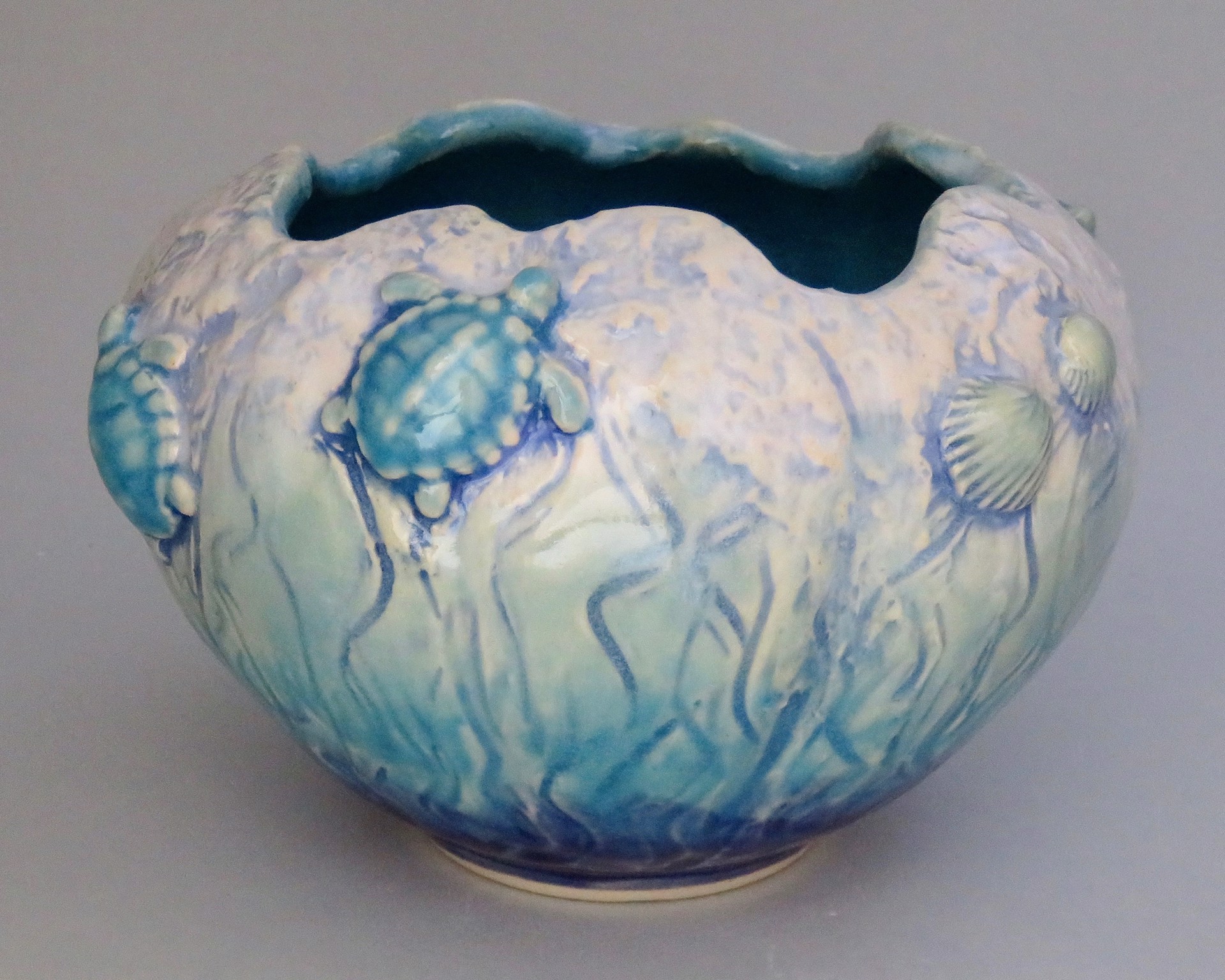Tide Pool Vase; MB#403 by Marty Biernbaum