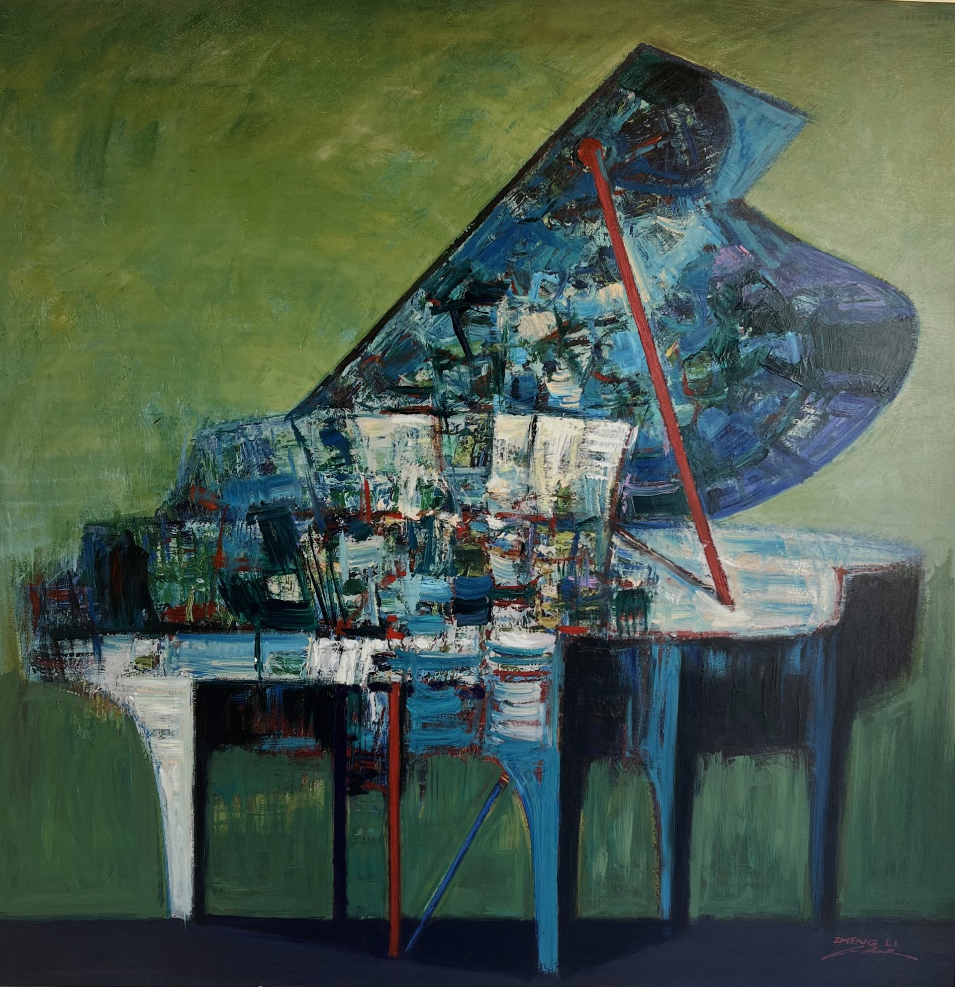 Piano #5 by ZHENG LI