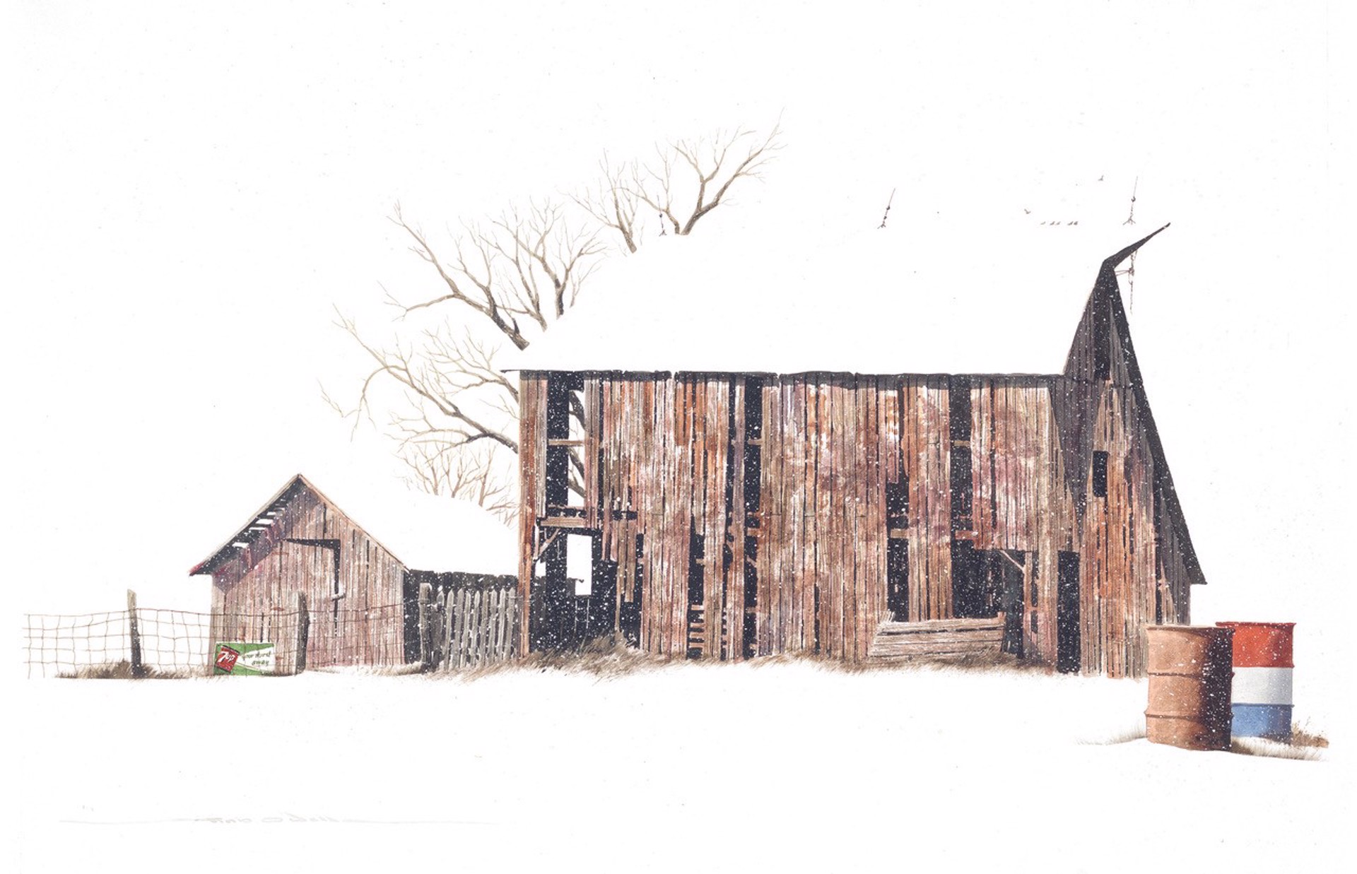 7 up Barn by Rob O'Dell