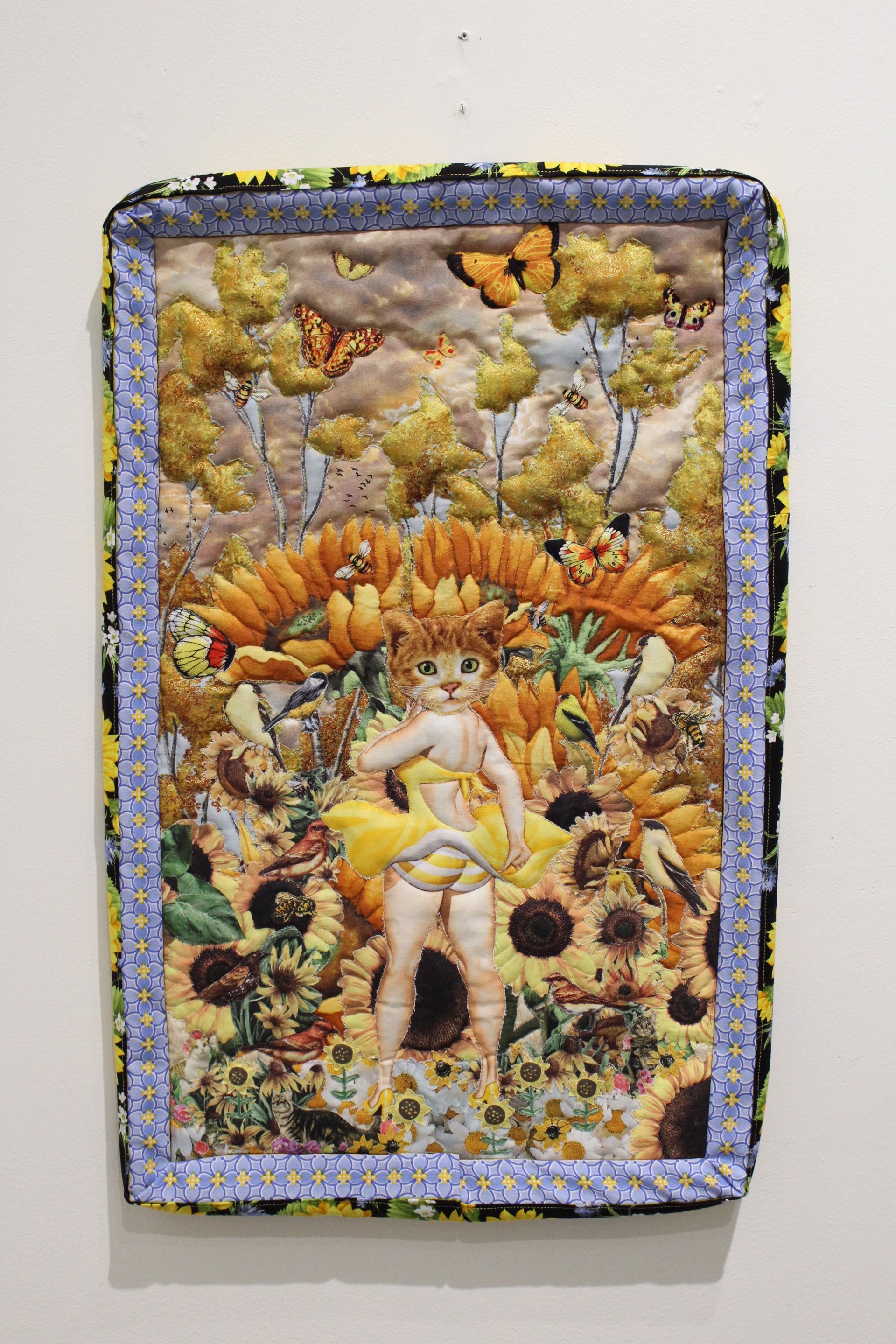 Sunflower Catgirlfriend by Jane Tardo