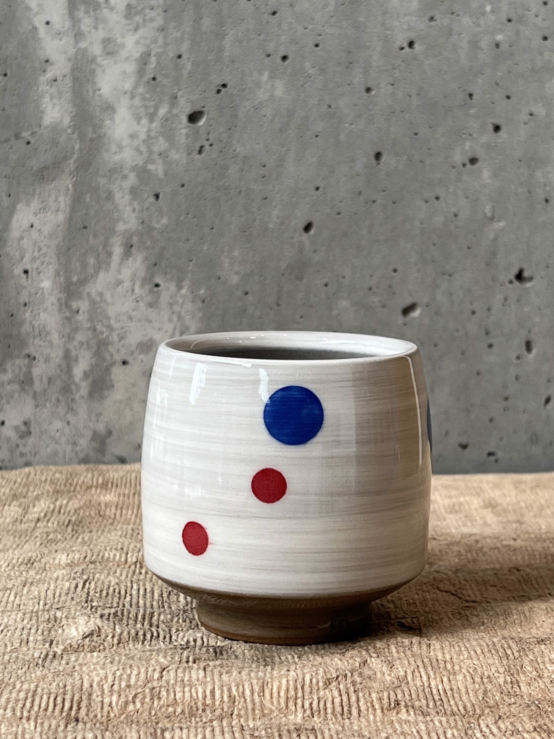 Yunomi Cup with Dots No. 3 by Doug Schroder