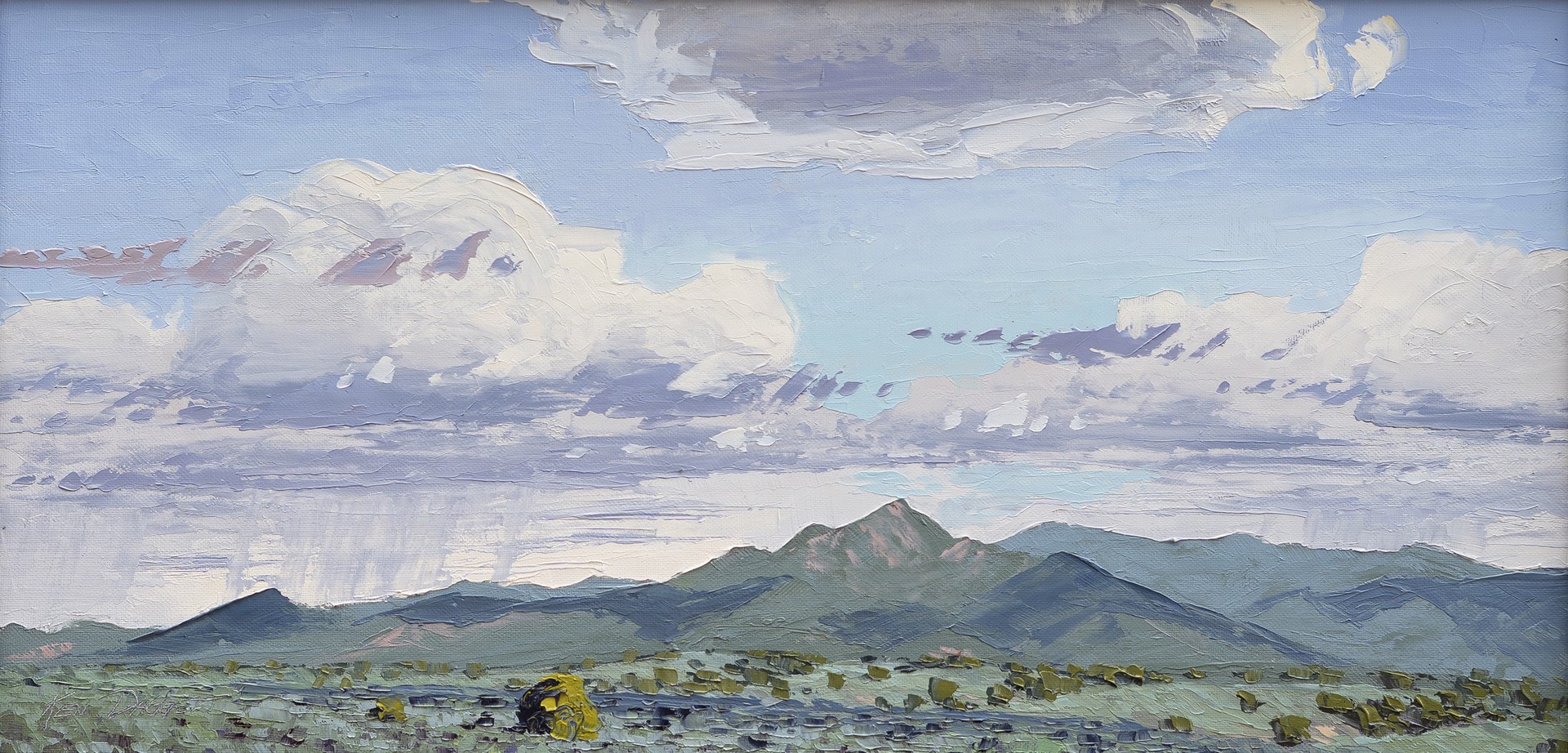 Distant Showers by Ken Daggett