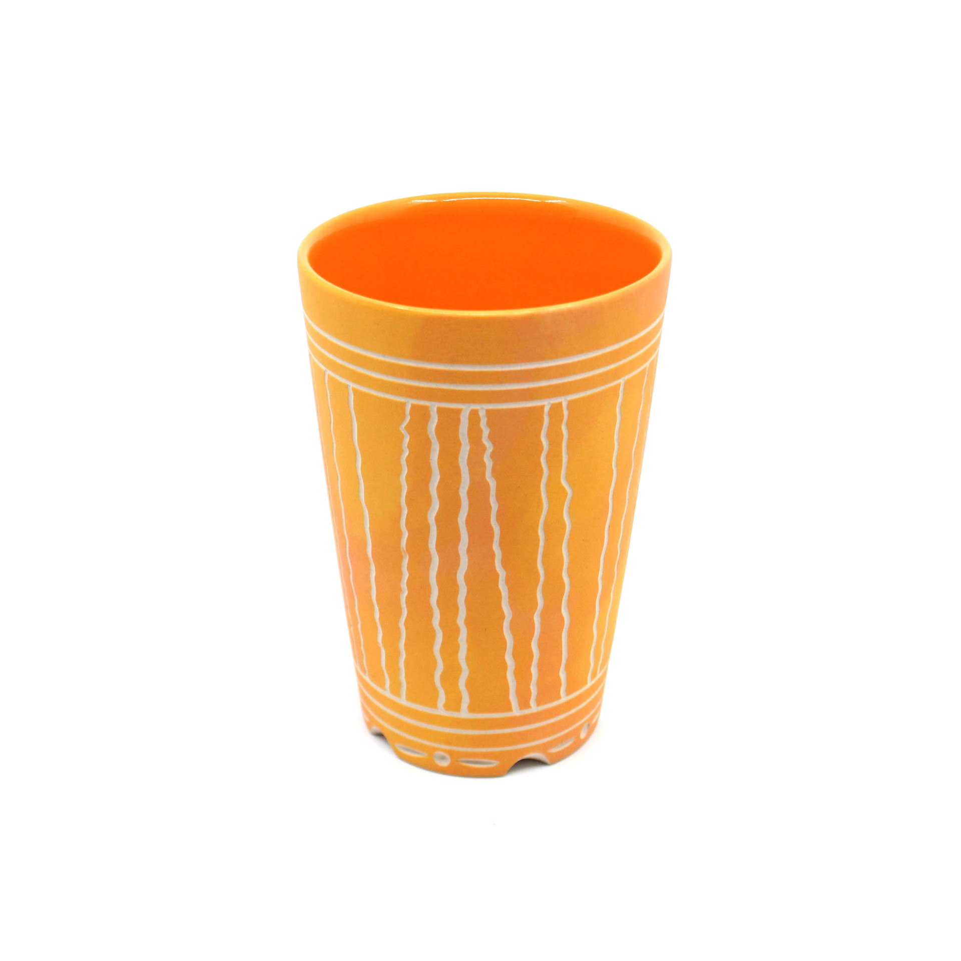 Tall Cup (Orange) by Chris Casey