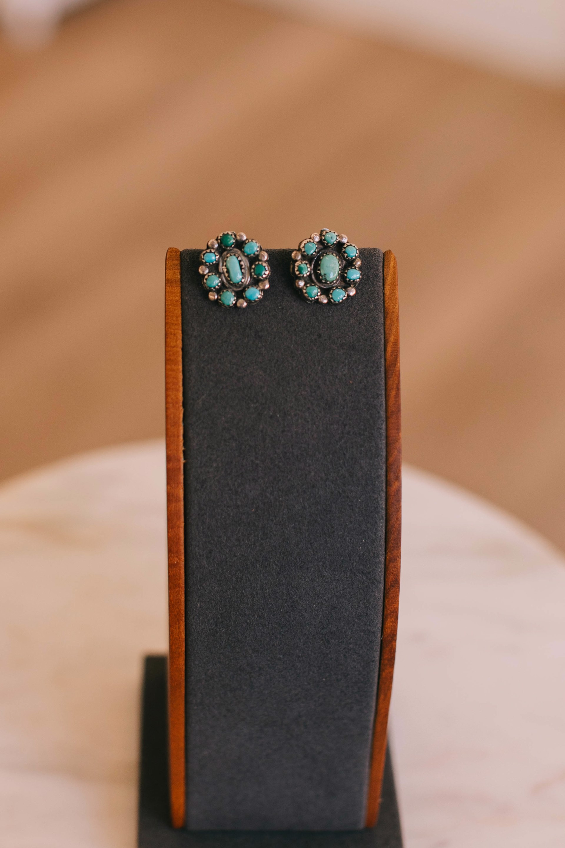 Turquoise Clip Earrings #11 by Richard Hendricks