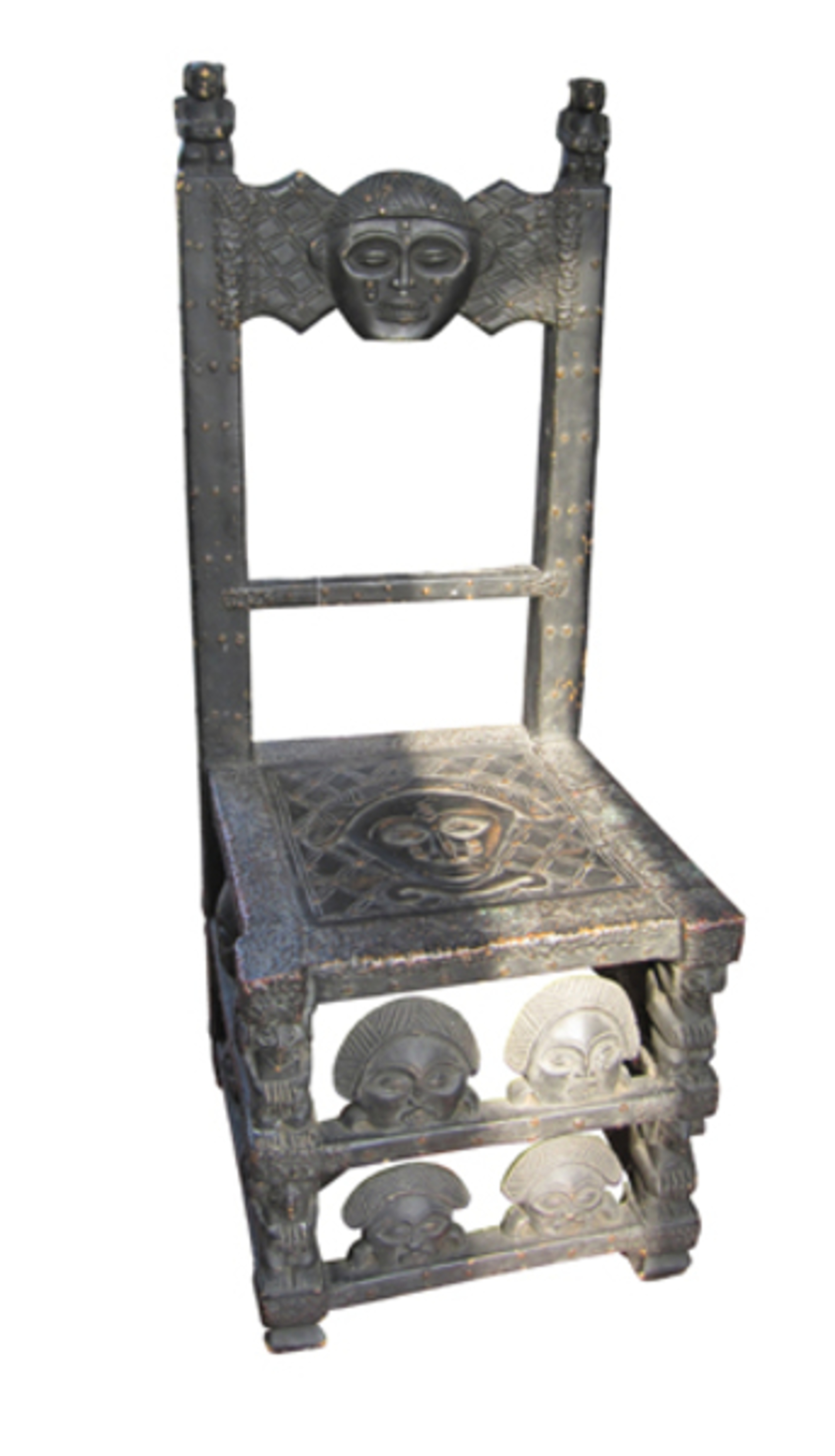 Jokwe Chair from Angola, S. Africa by African