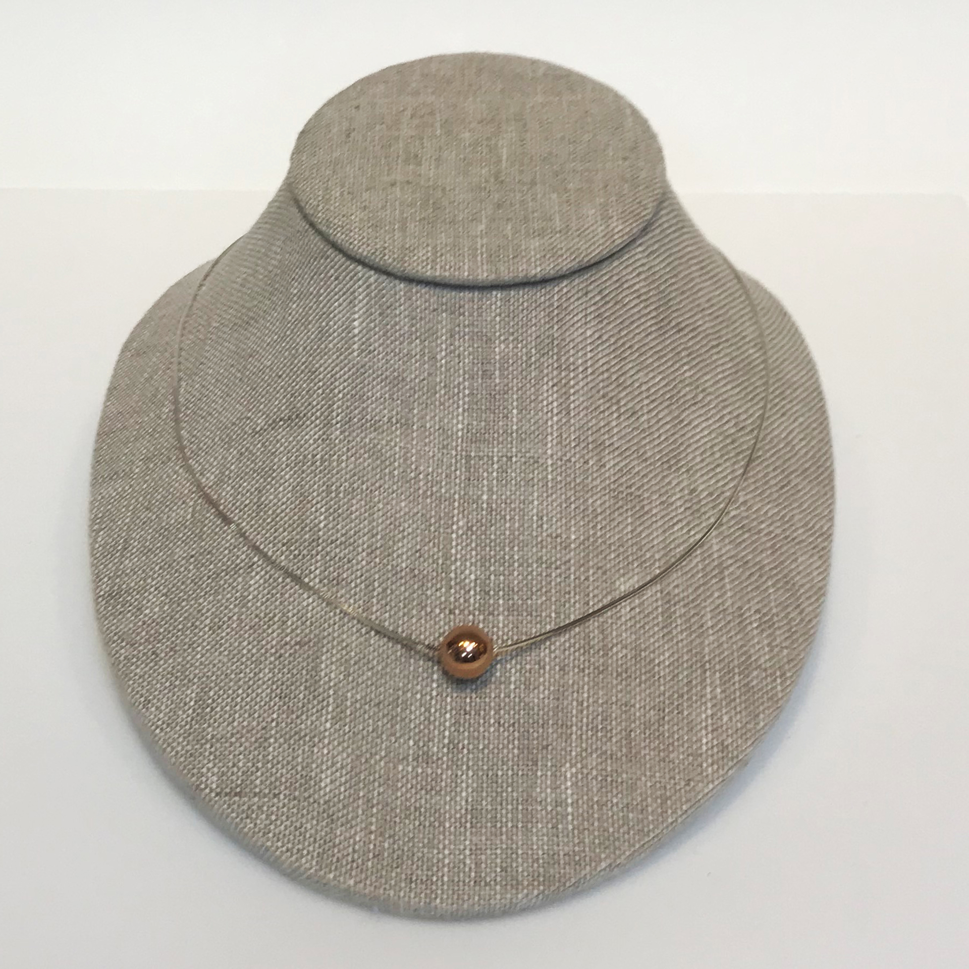 18" Eunity Necklace with Copper Bead by Suzanne Woodworth