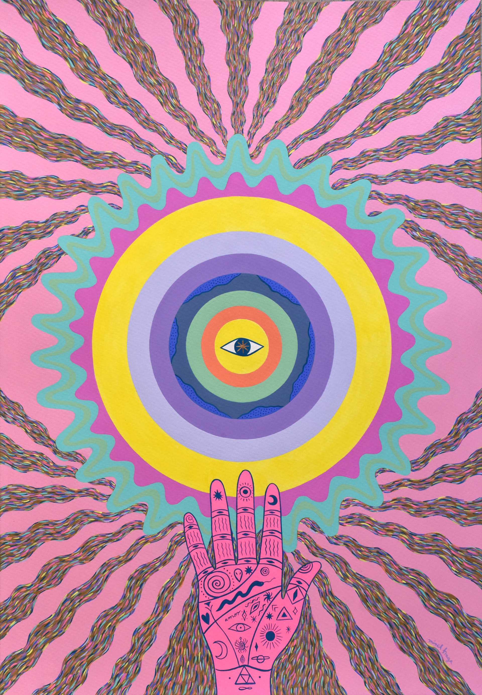 Mano Cósmica II by Mirel Fraga
