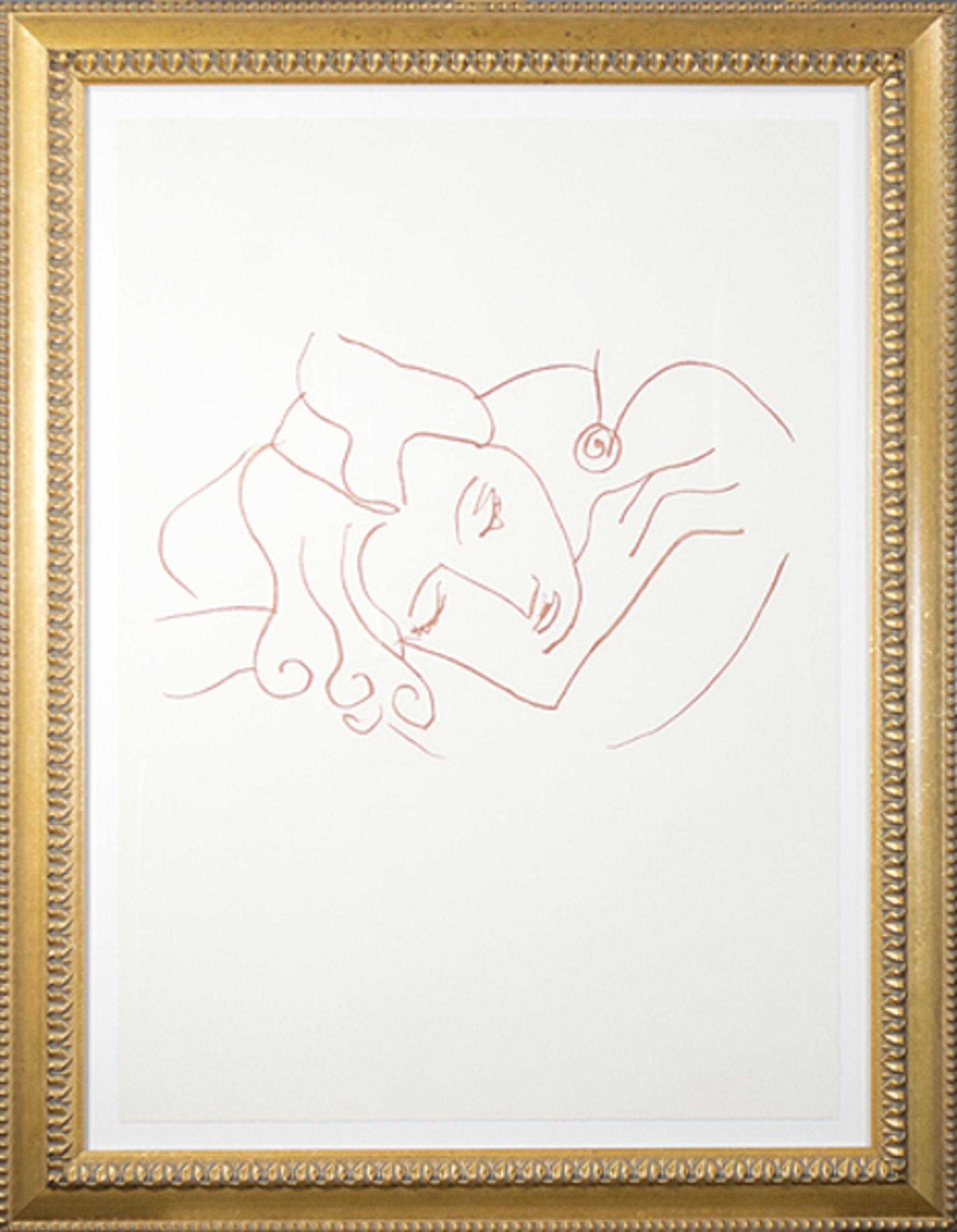 Sleeping Woman (from Florilege des Amours de Ronsard Portfolio) by Henri Matisse