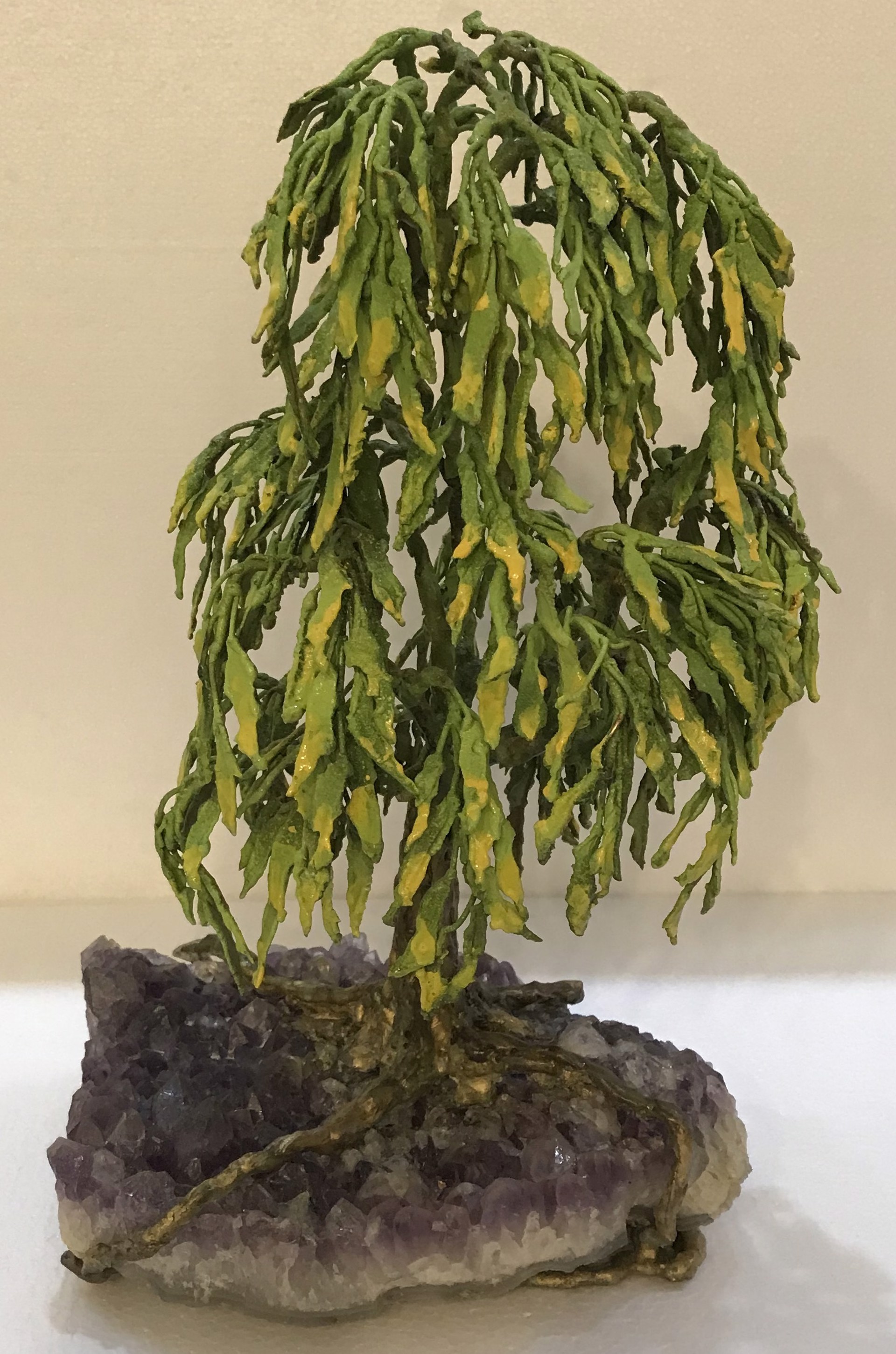 Weeping Willow on Amethyst by Richard & Blanca Smith