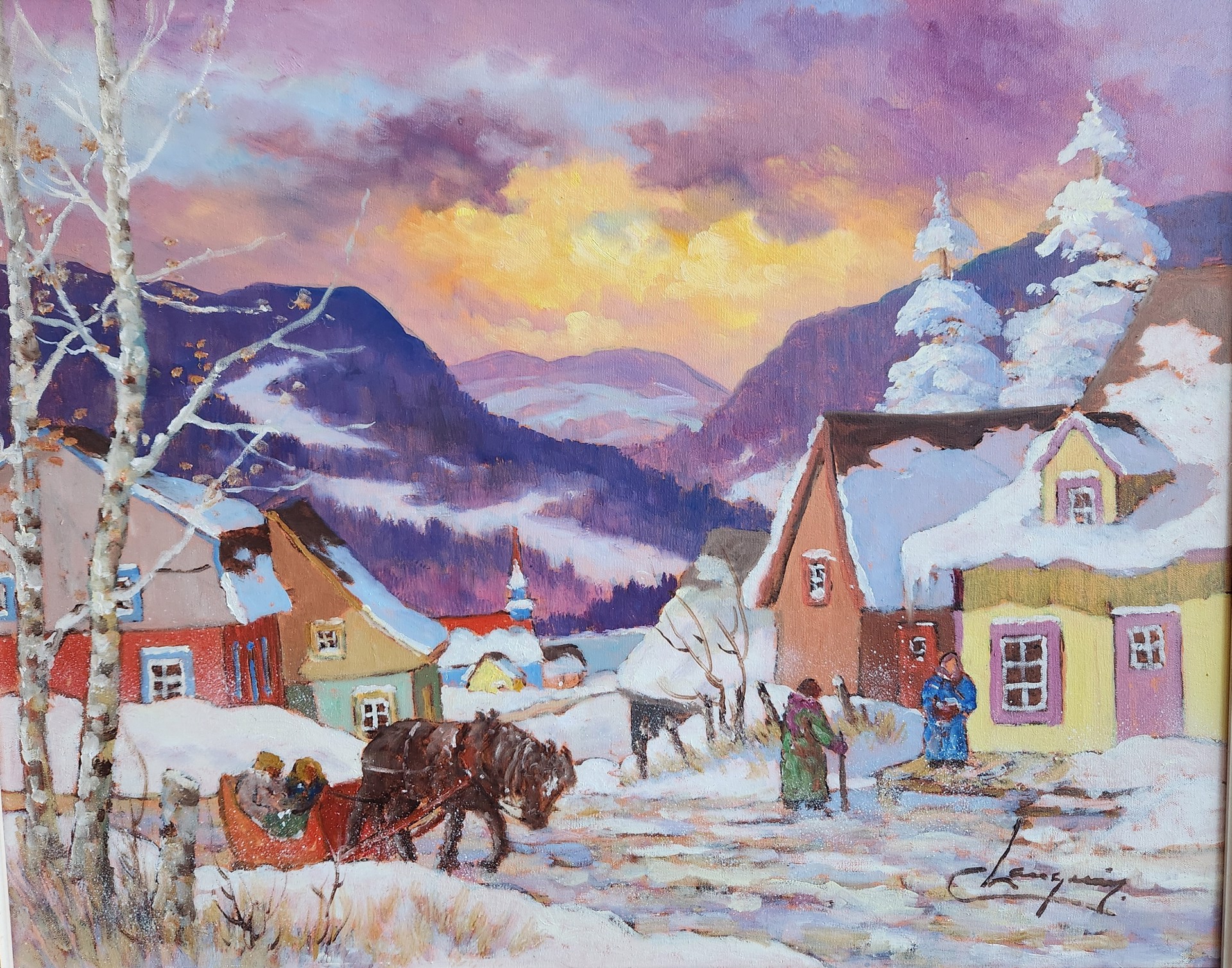 Return from the Market by Claude Langevin