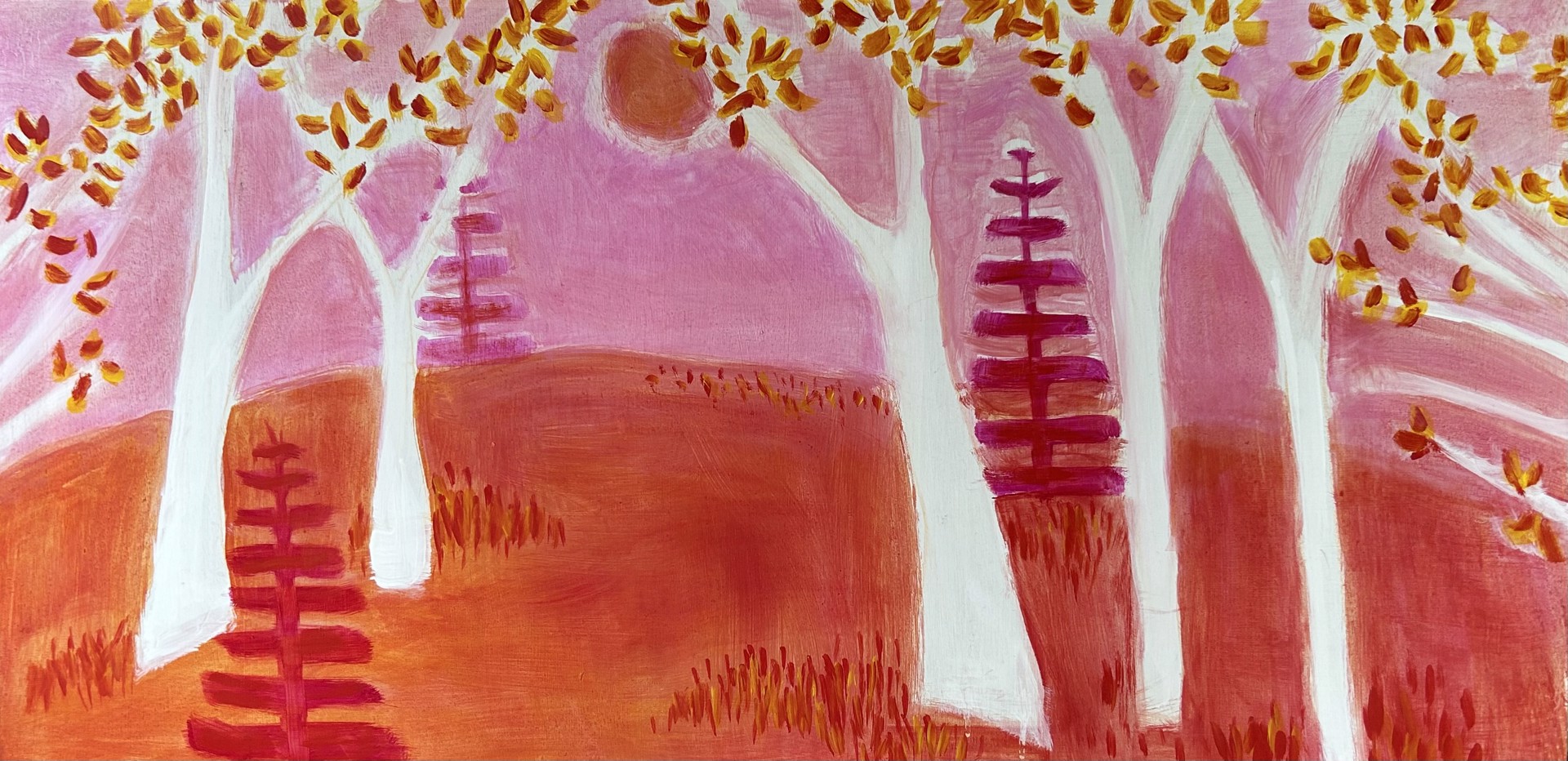 Pink Landscape by Jane Dahmen