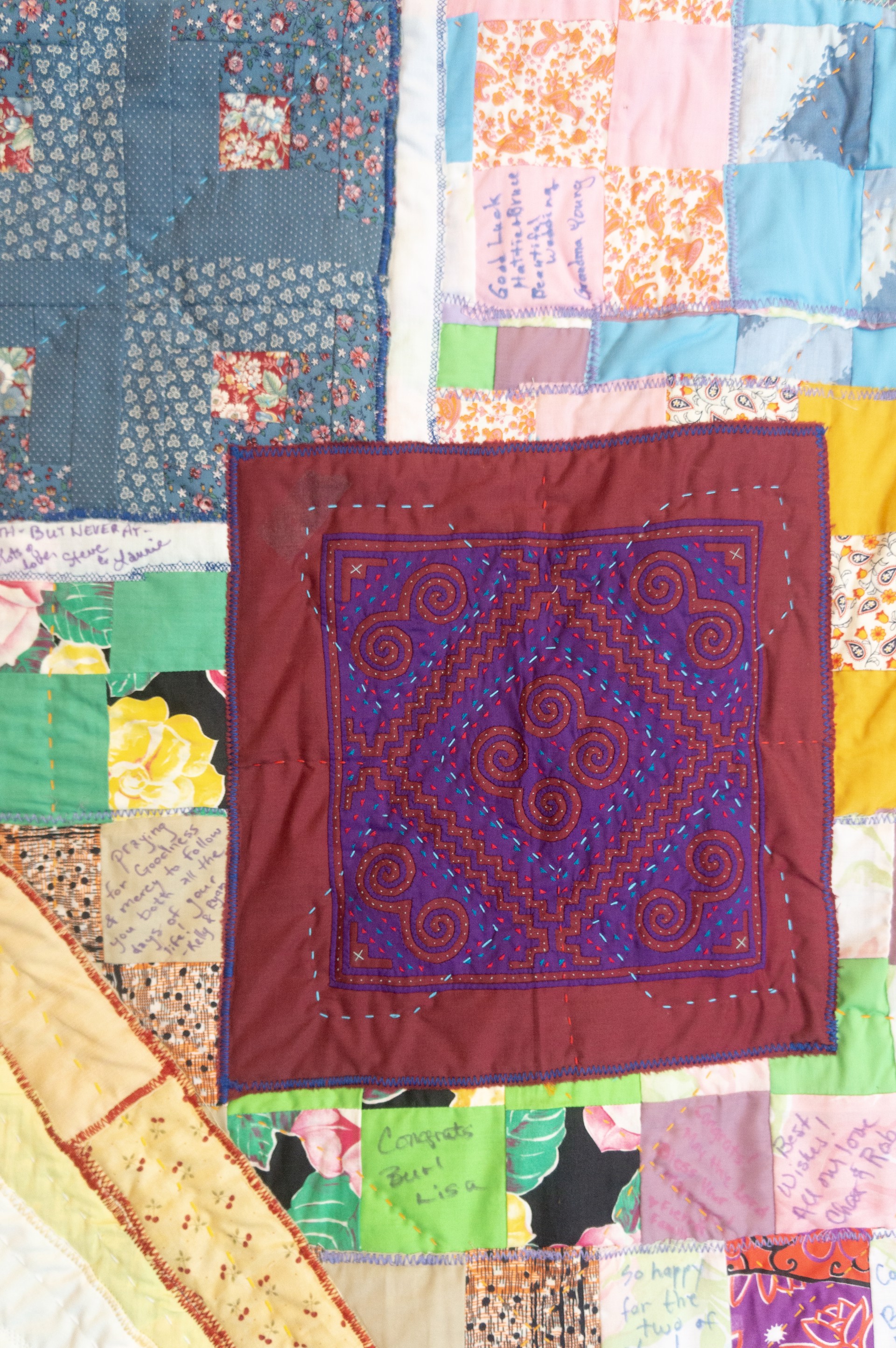 Intertwined (Wedding Quilt) by Hattie Lee Mendoza