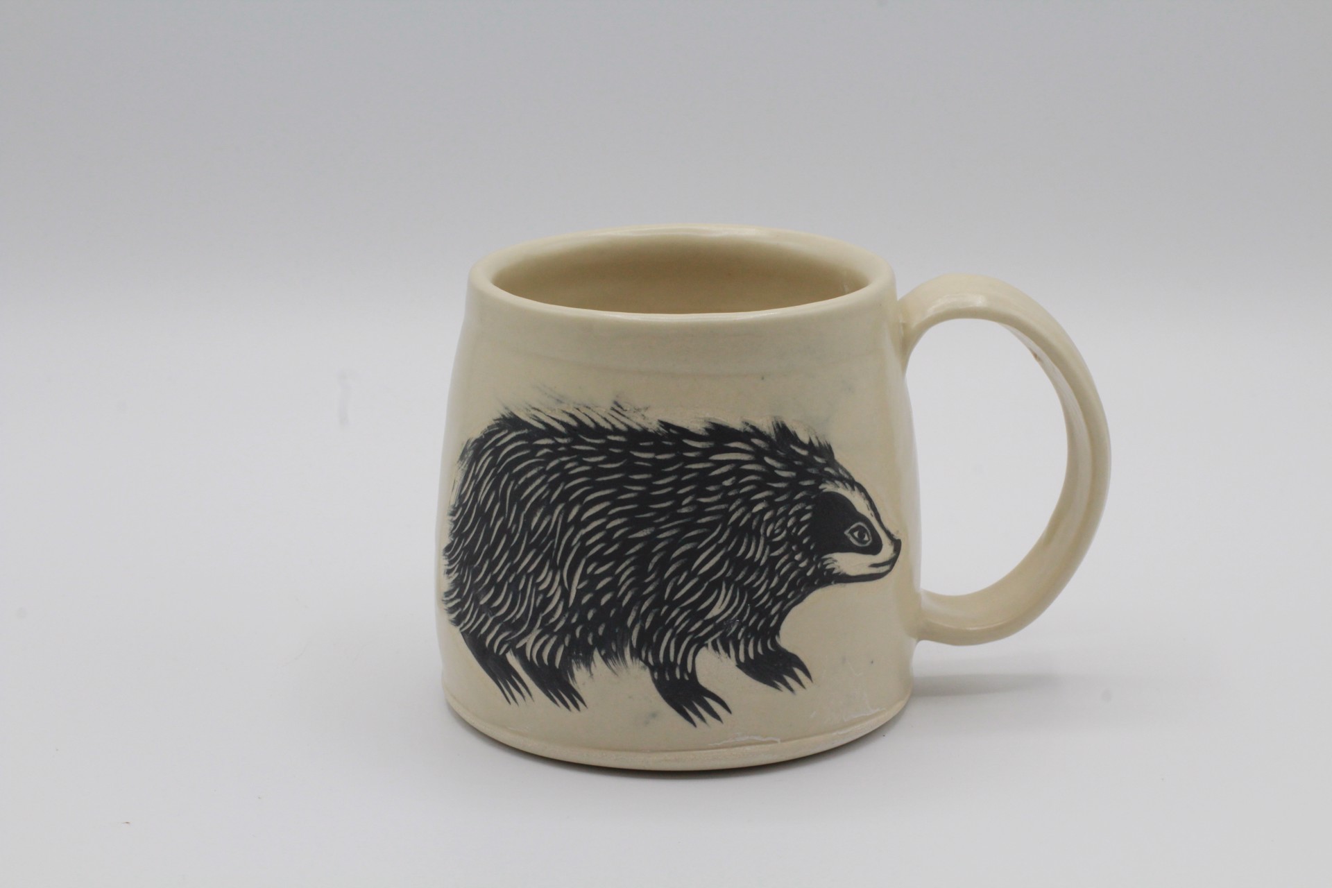 Badger Handle Mug by Christine Sutton