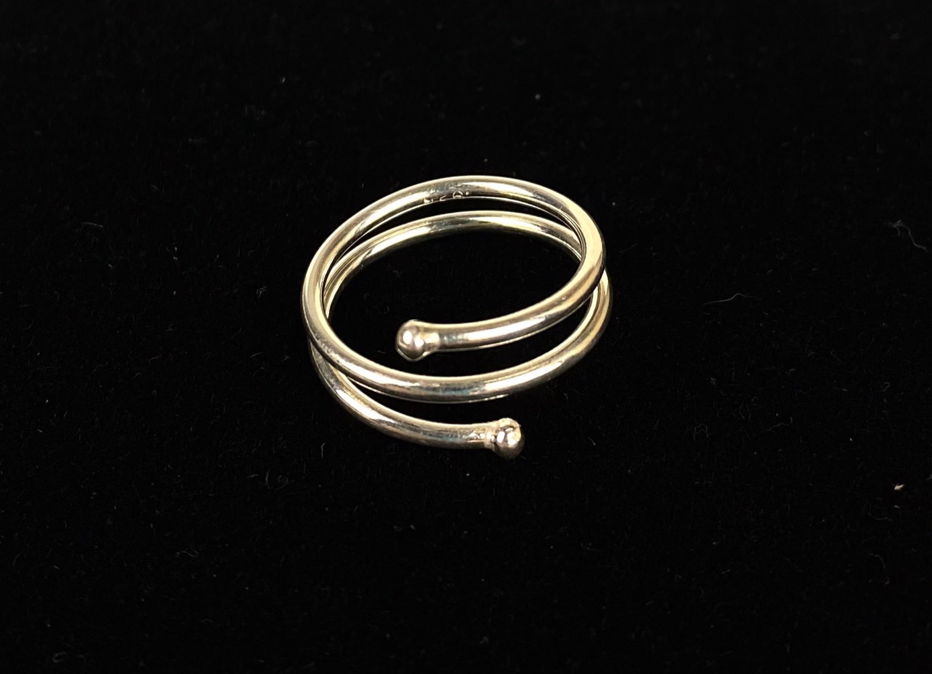 Sterling Silver Adjustable Ring Size 7 by Nichole Collins