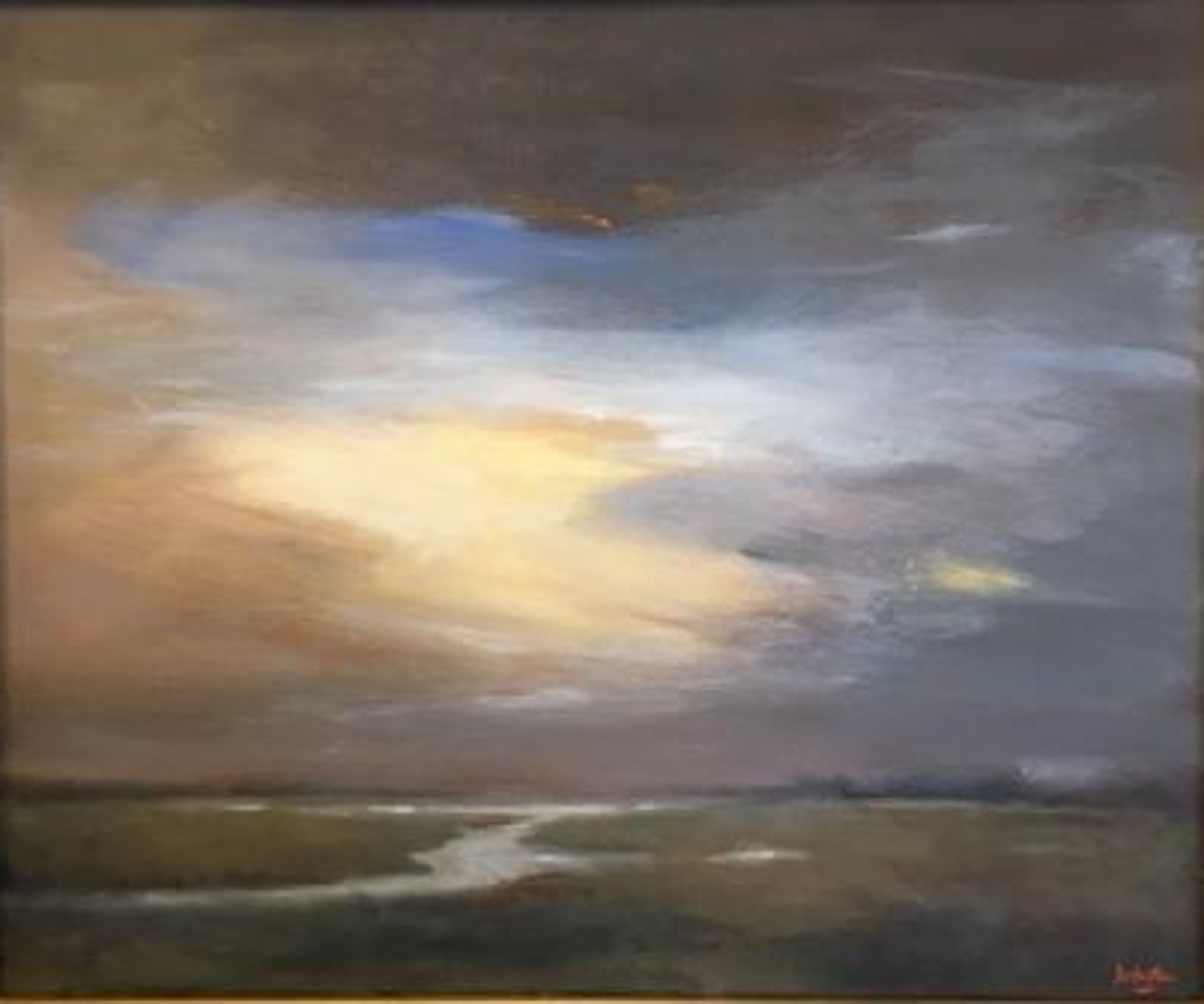 Evening Over Marsh by Jim Darlington