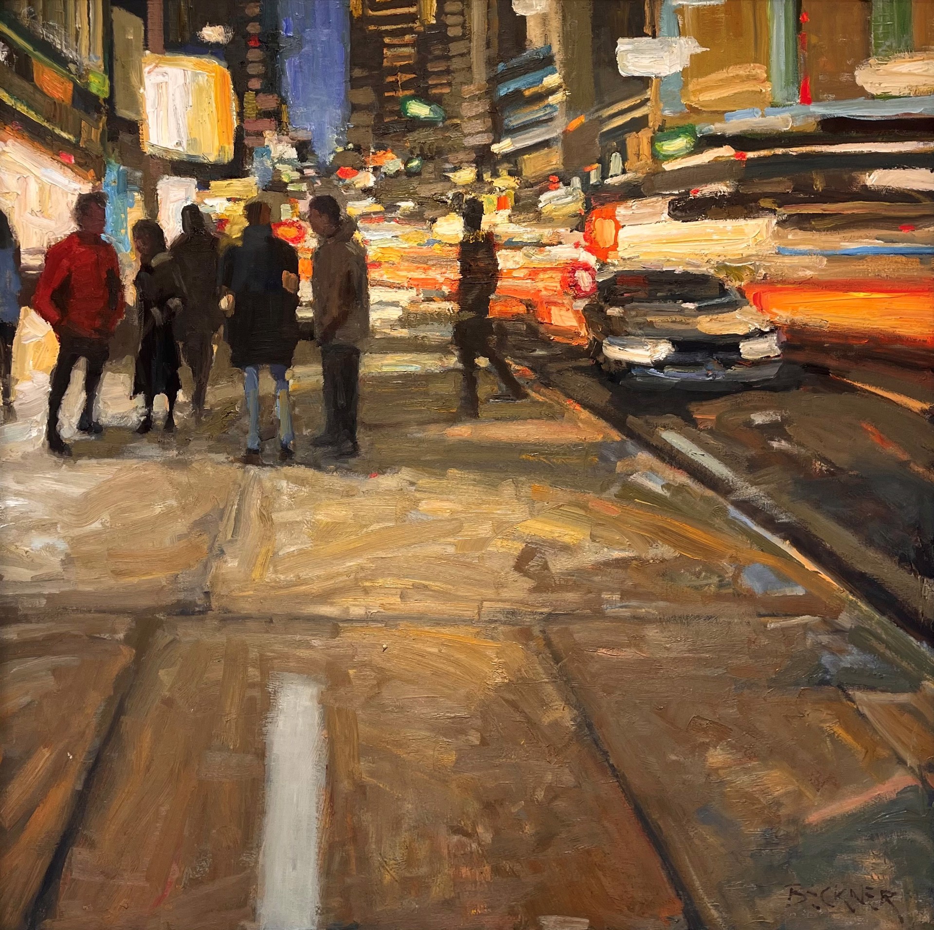 Sidewalk Lights by Jim Beckner