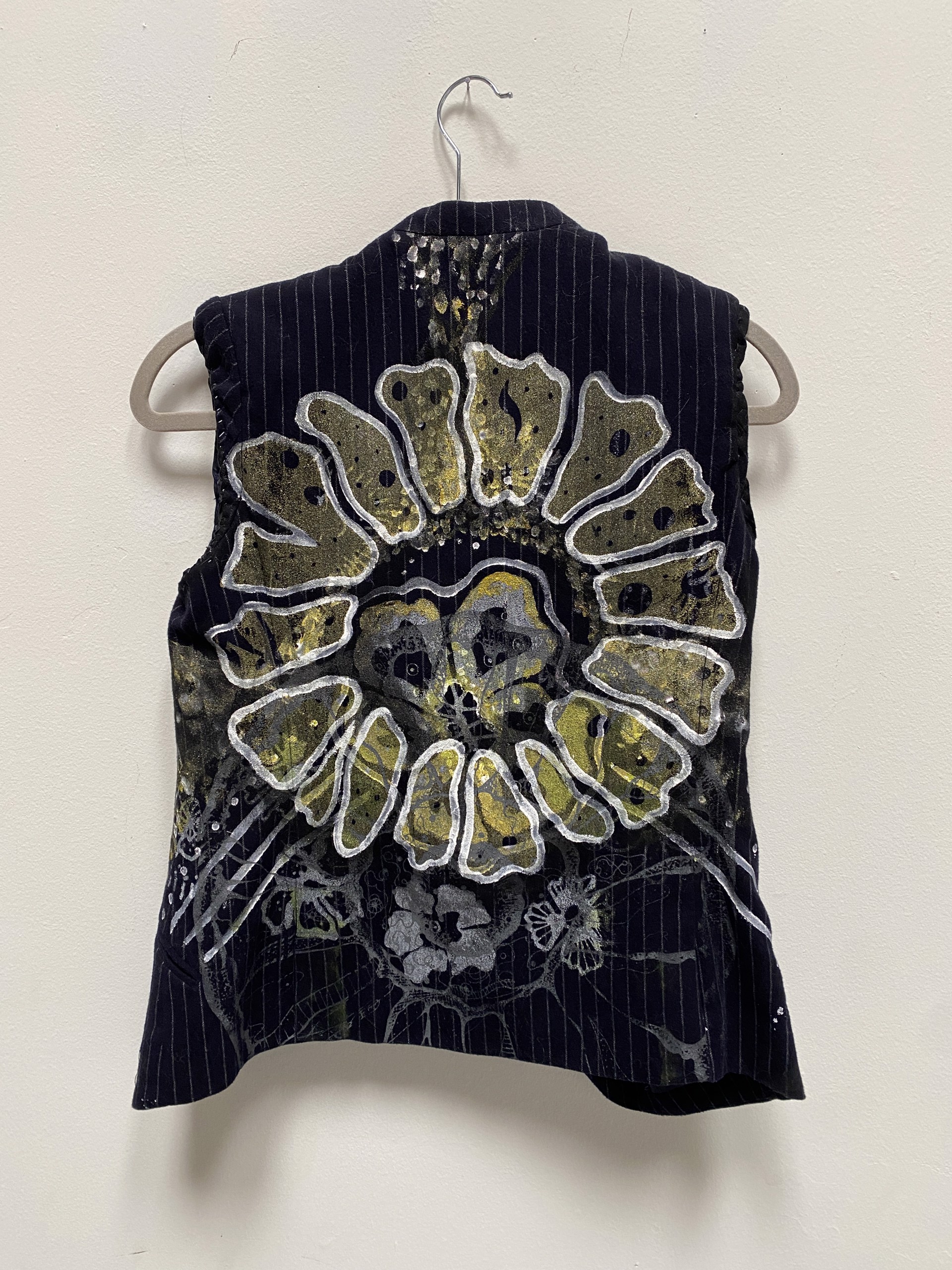 Navy Vest by Laurie Shapiro