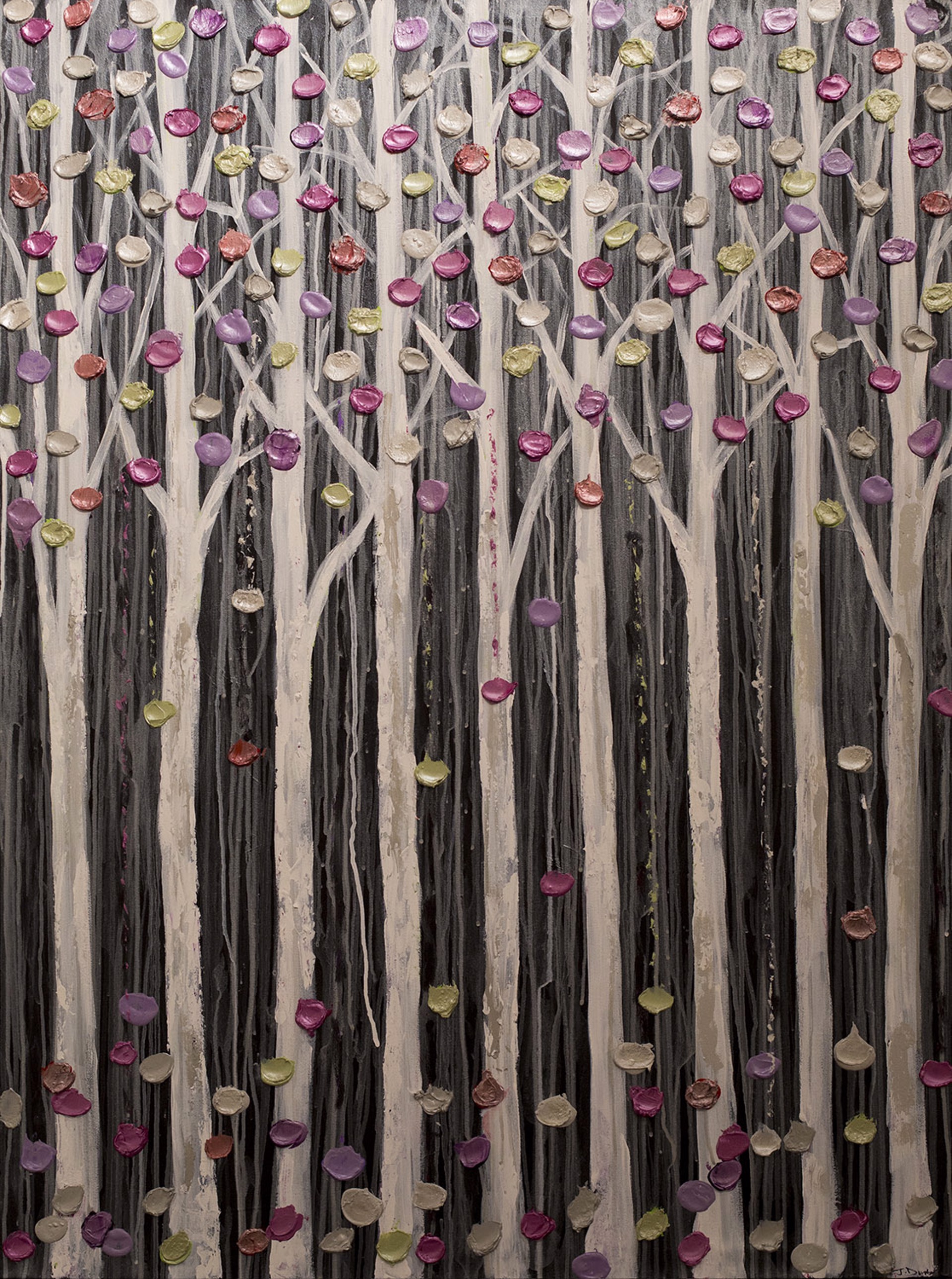 Black Candy Trees by Judith Dunbar