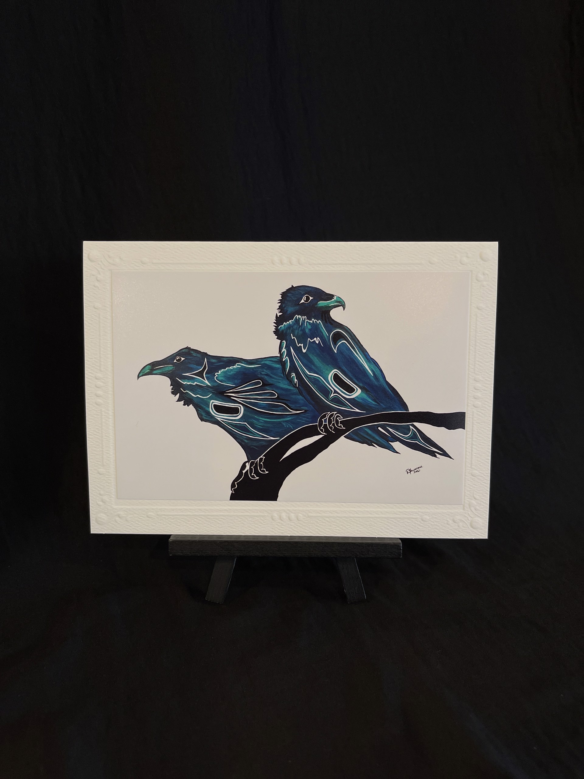 Art Card - Raven Friends by Diane Levesque