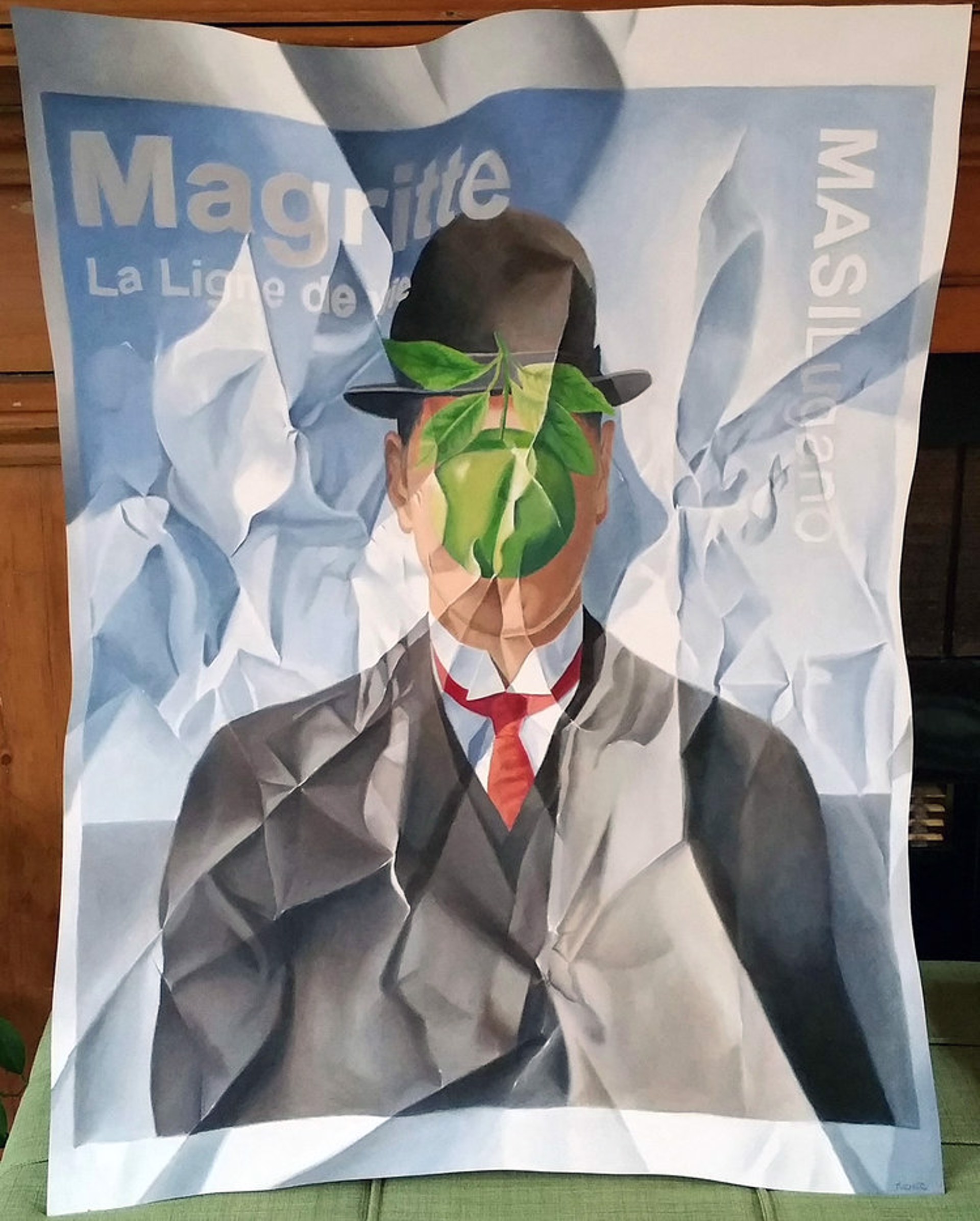 MAGRITTE AT THE MASI LUGANO by CLIFF TURNER