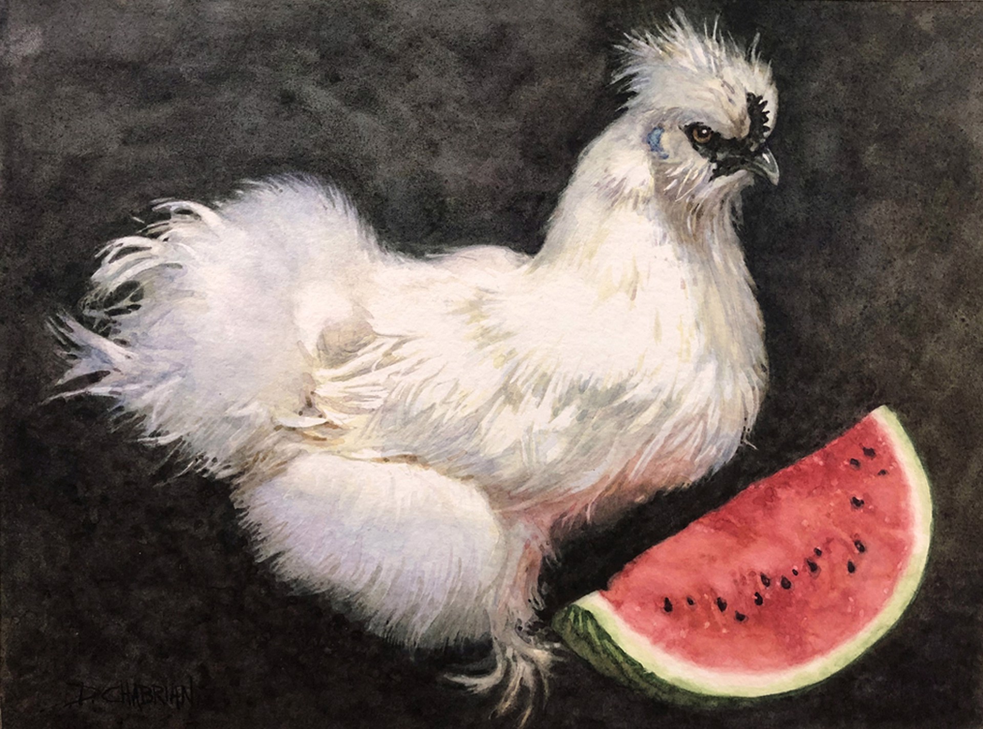 Chip with Watermelon by Deborah Chabrian