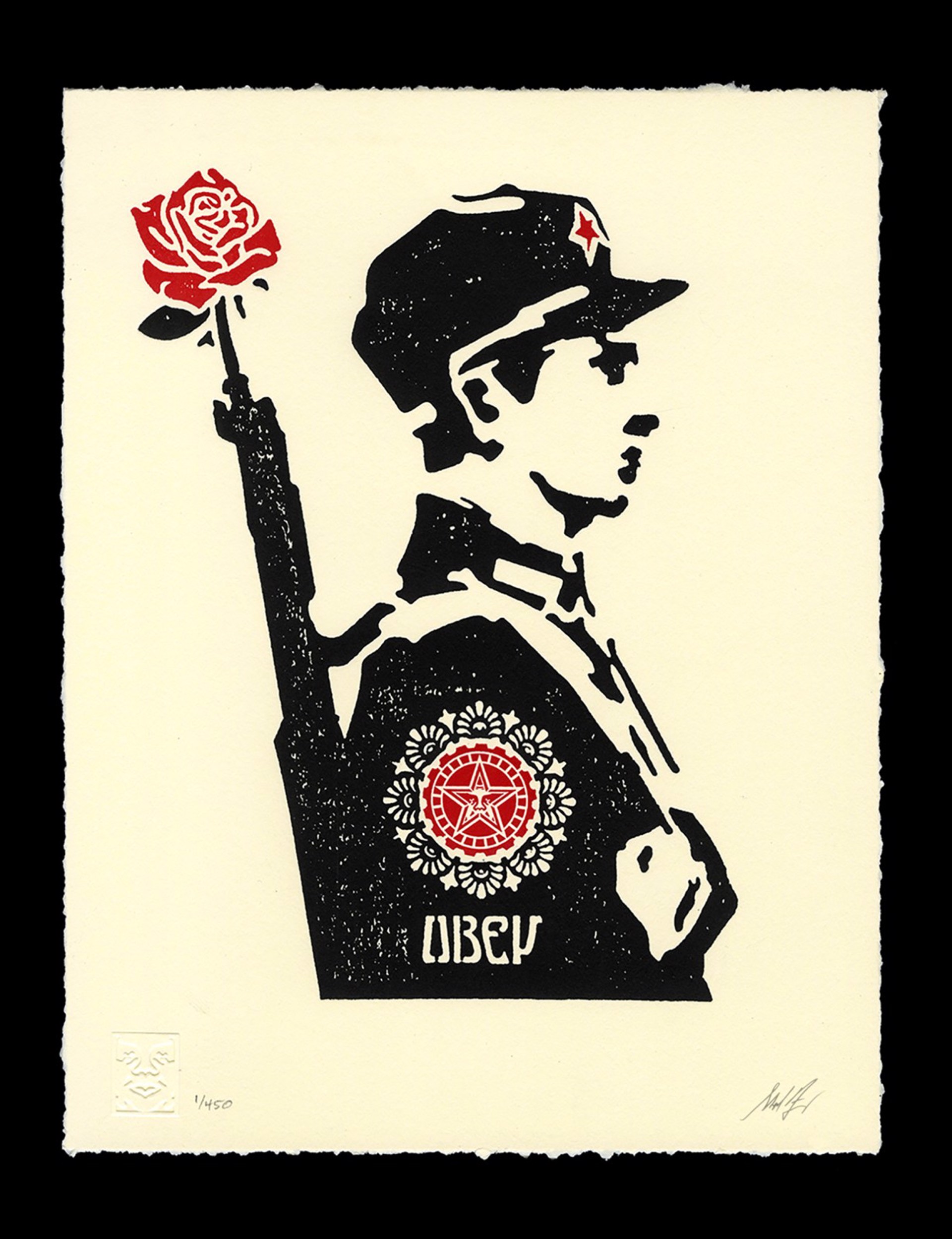 Rose Soldier by Shepard Fairey