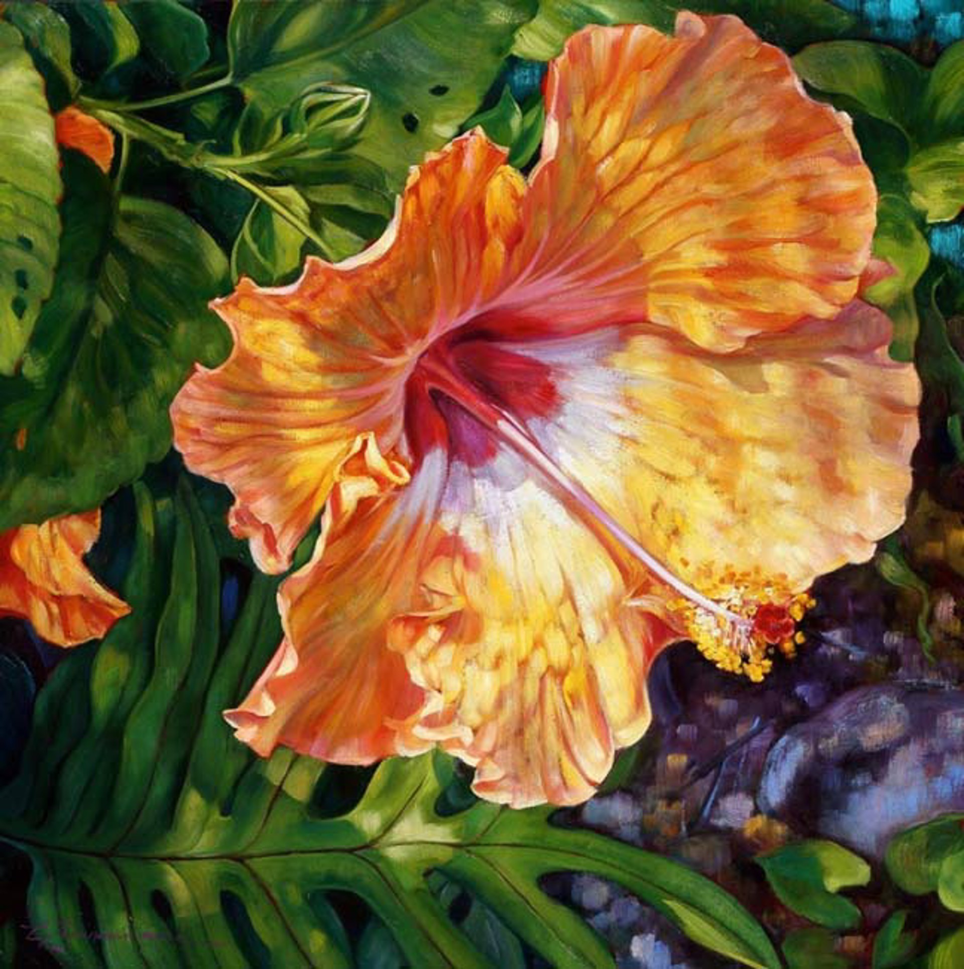 Hula Heaven Hibiscus - SOLD by Commission Possibilities / Previously Sold ZX