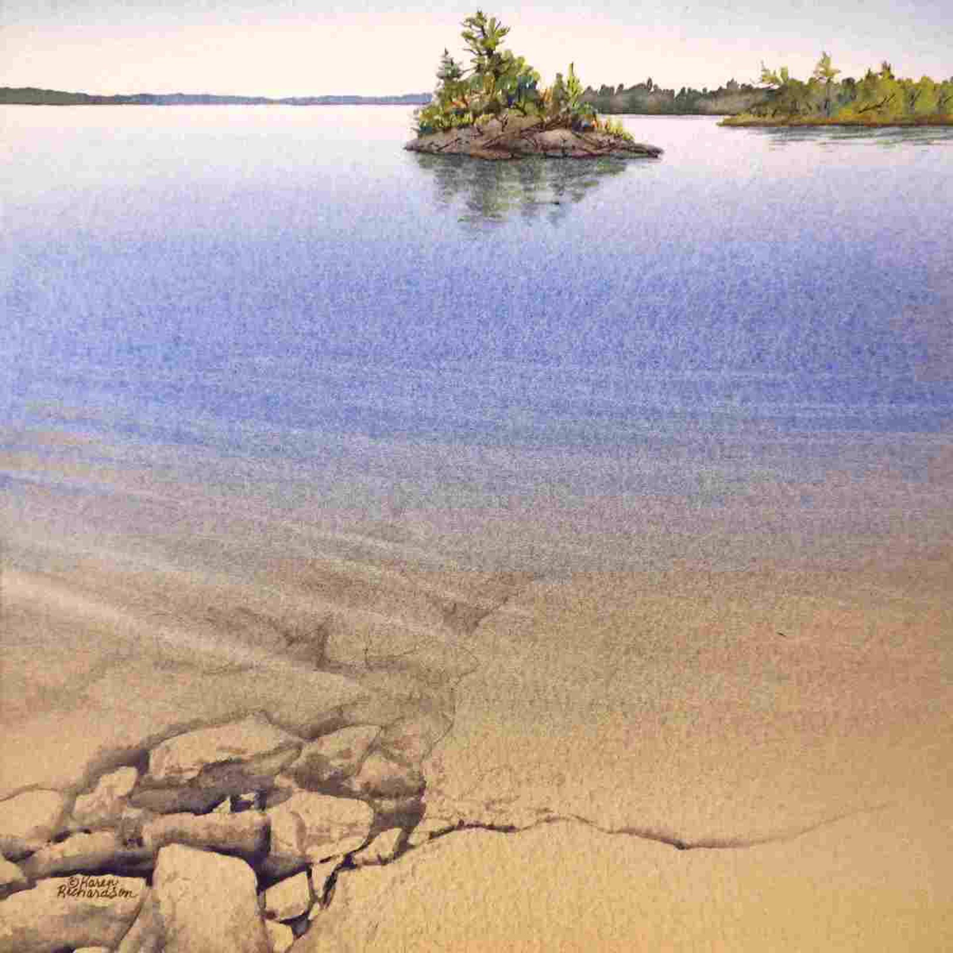 Serenity By The Shore by Karen Richardson