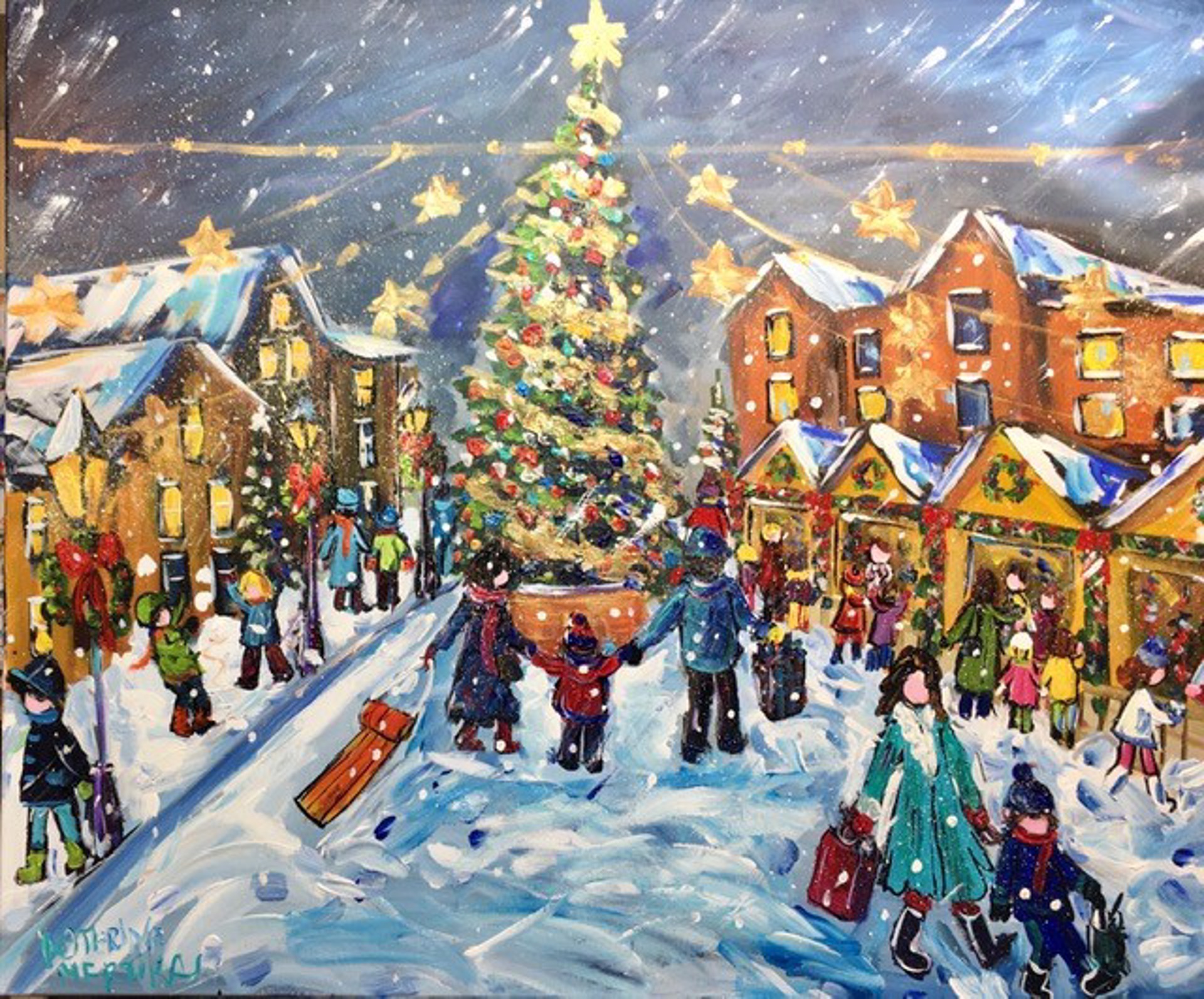 Christmas Market by Katerina Mertikas