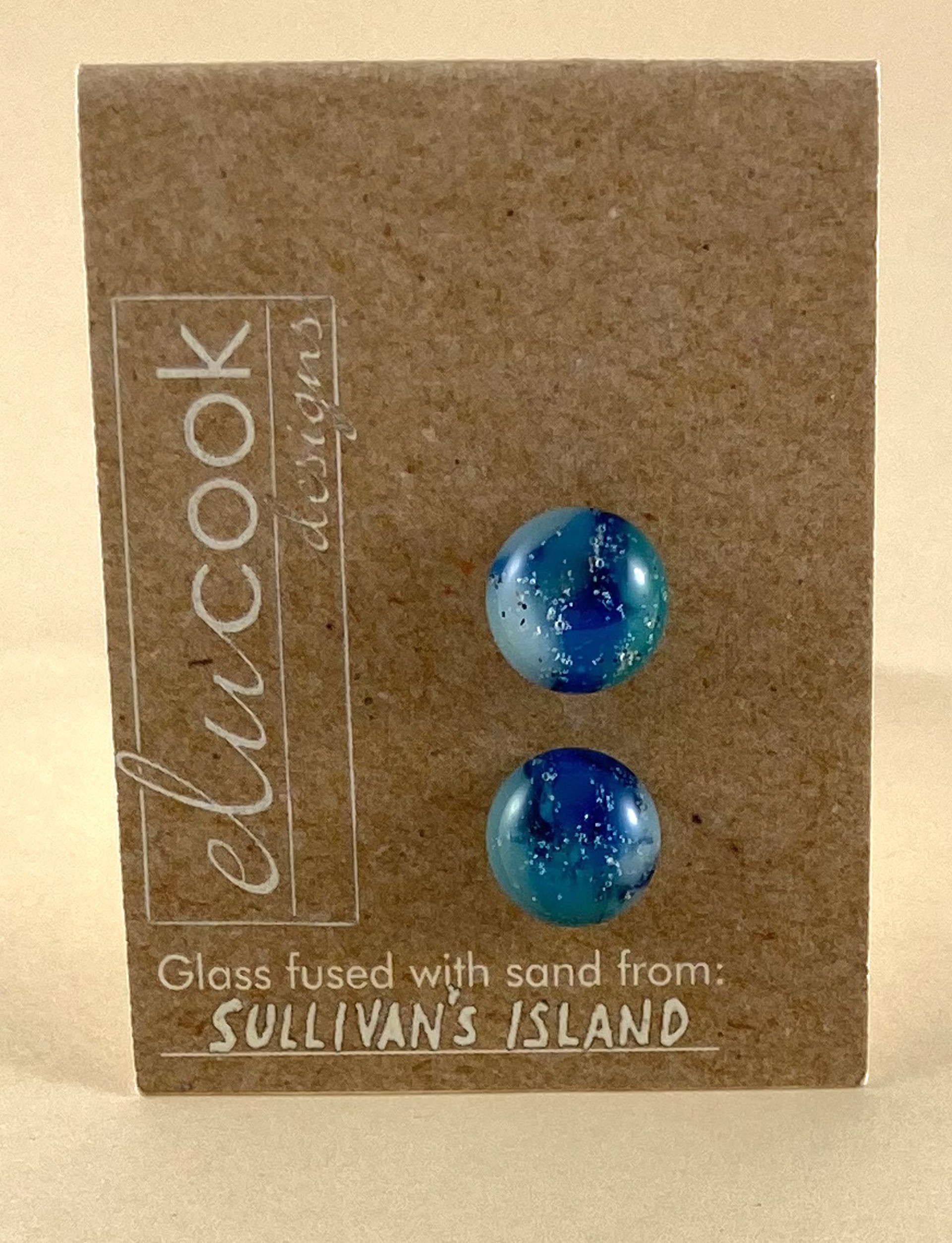 Button Earrings (ss), 7y by Emily Cook