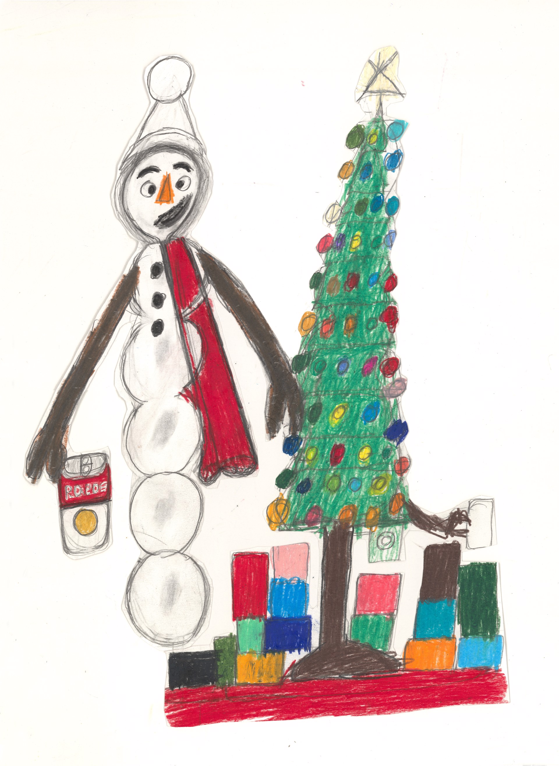 Christmas Snowman by Michael Haynes