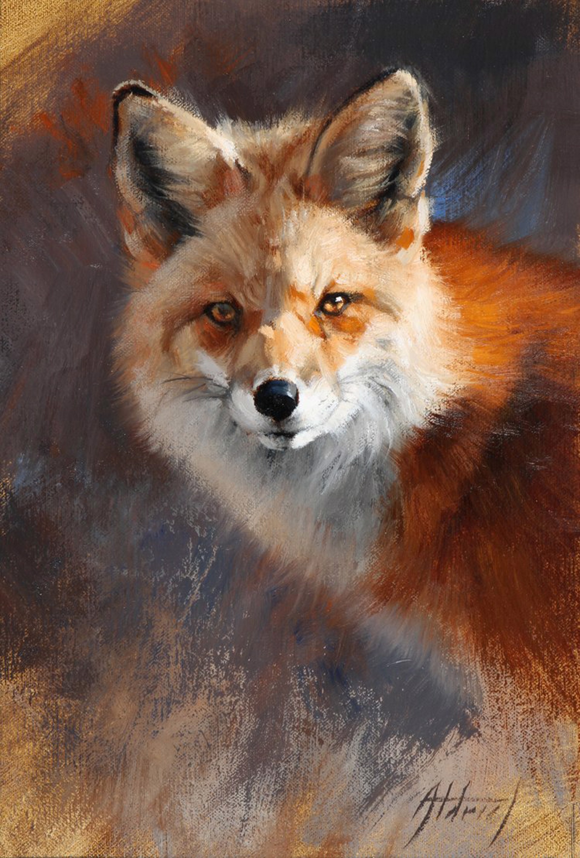 Fox Portrait by Ed Aldrich