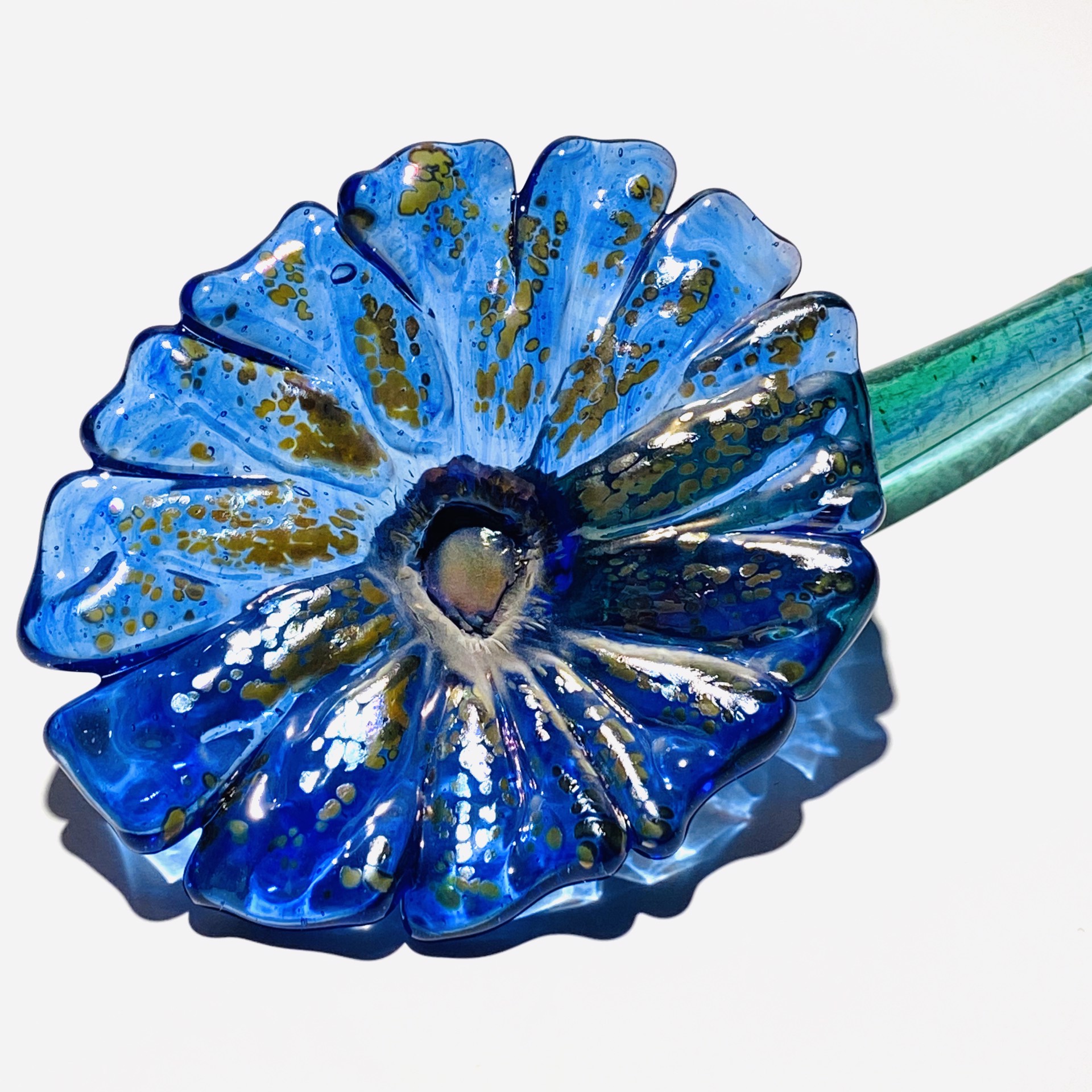 Flower-Blue, JG2 by John Glass