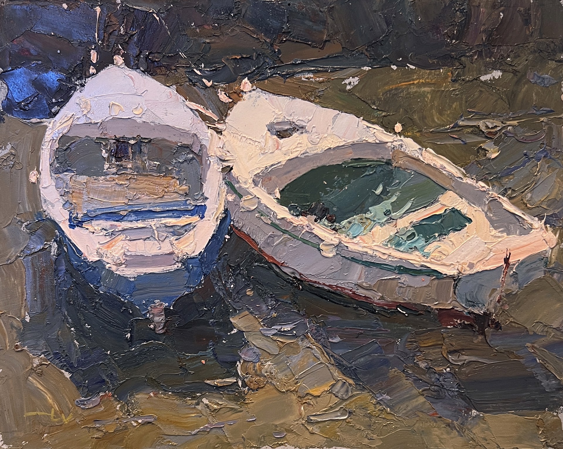 Two Boats by Daniil Volkov