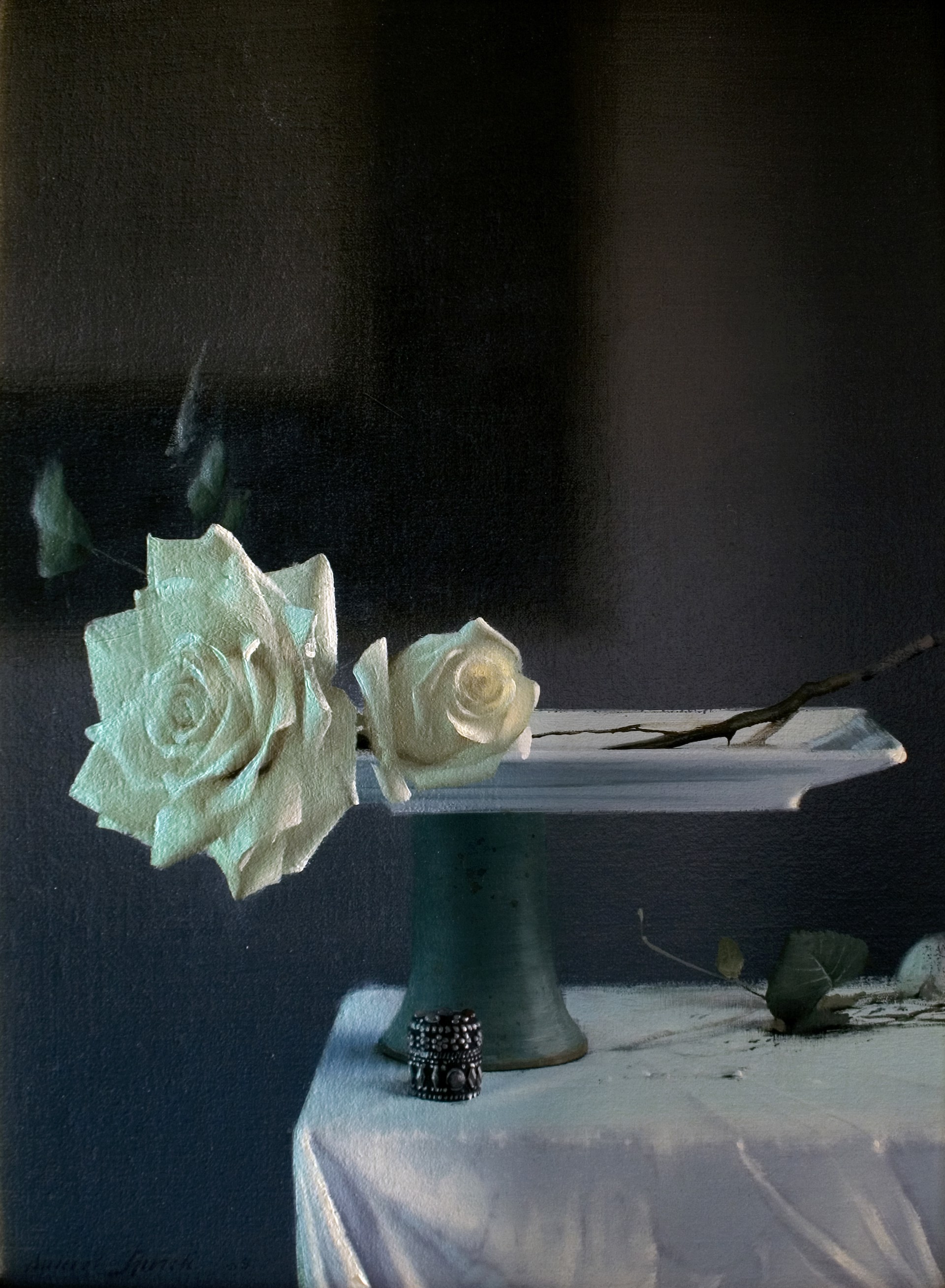 White Roses II by Daniel Sprick